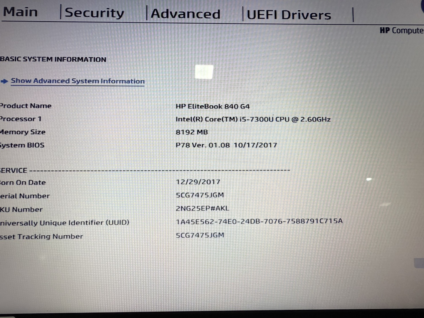 Notebook HP EliteBook 840 G4 (i5-7300U/8GB/M.2 256GB) ไม่มี Adapter ไม่มีแบต จอ Bright ขอบยางเสื่อม