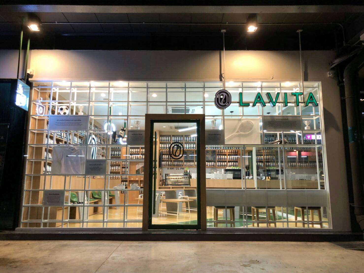 ป้ายอักษรโลหะ ติดไฟออกหลัง #LAVITA #ป้ายโลหะ #ป้ายไฟออกหลัง #ป้ายร้านอาหาร #ป้ายร้านกาแฟ