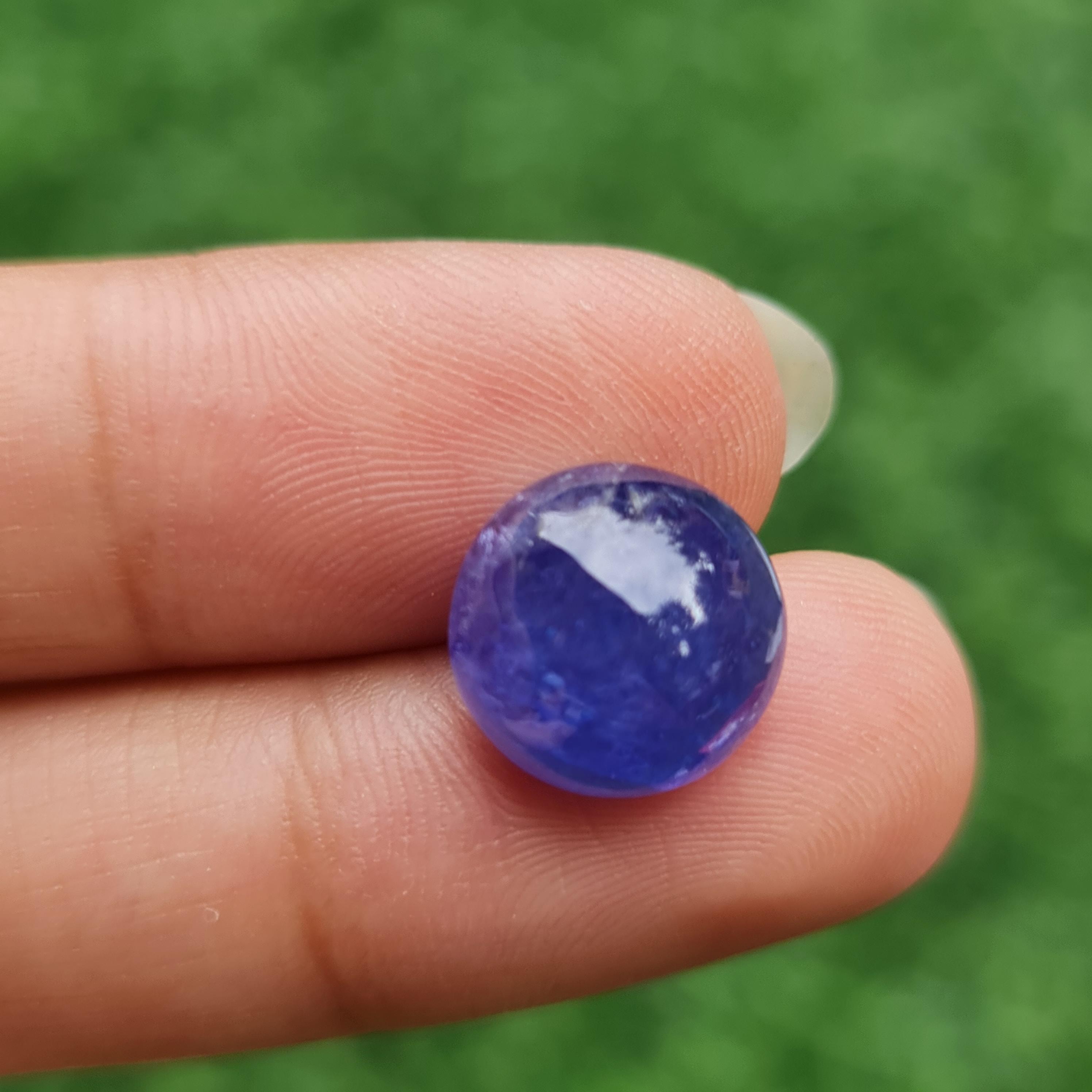 พลอย แทนซาไนท์ Tanzanite 8.94 กะรัต (Cts.) พลอยแท้ อัญมณีมงคลประจําวันเกิด เครื่องประดับพลอย