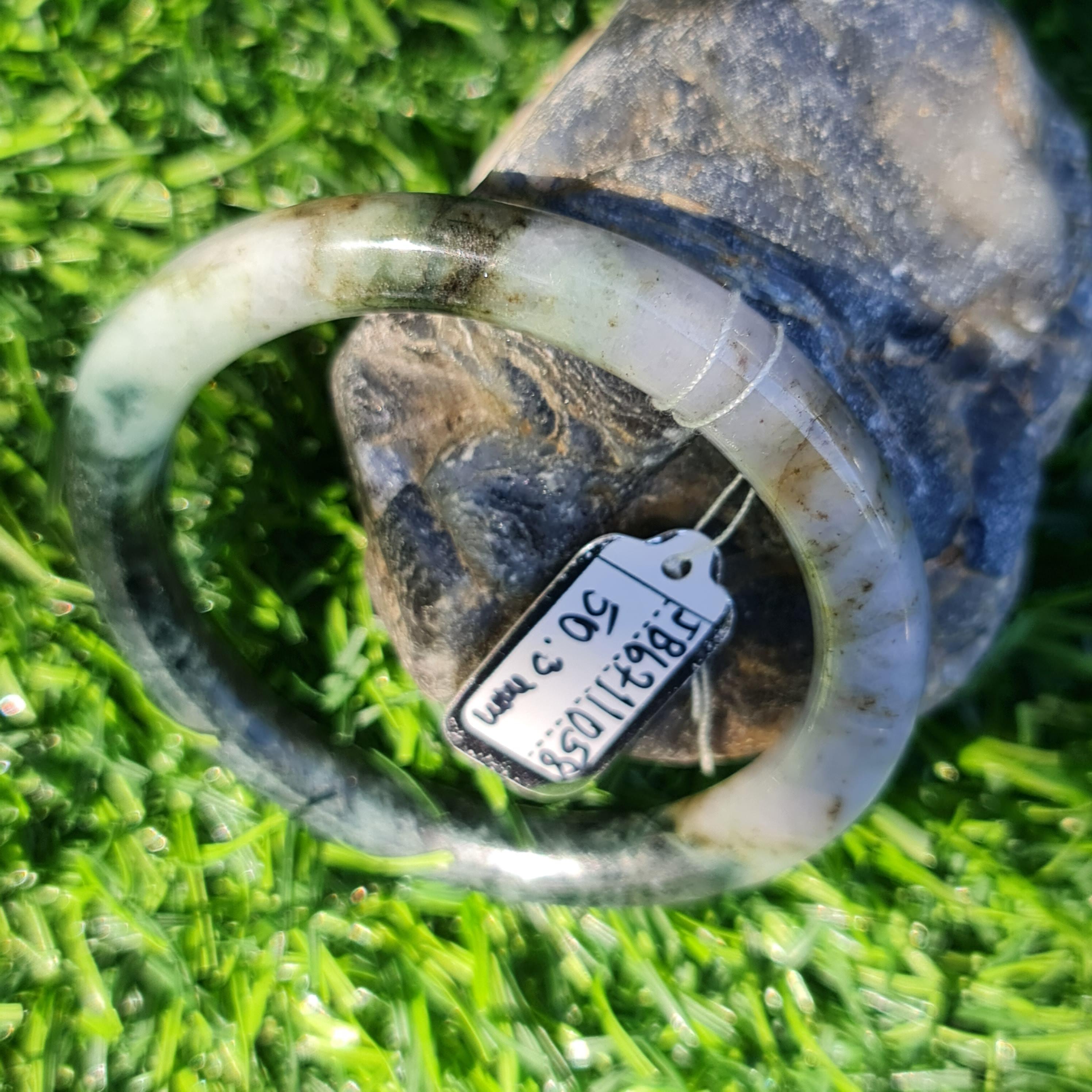 JB6711058 หยก พม่า แท้ Jade กำไลหยก (Jadeite bracelet) พม่า (Myanmar) 50.3 มม.