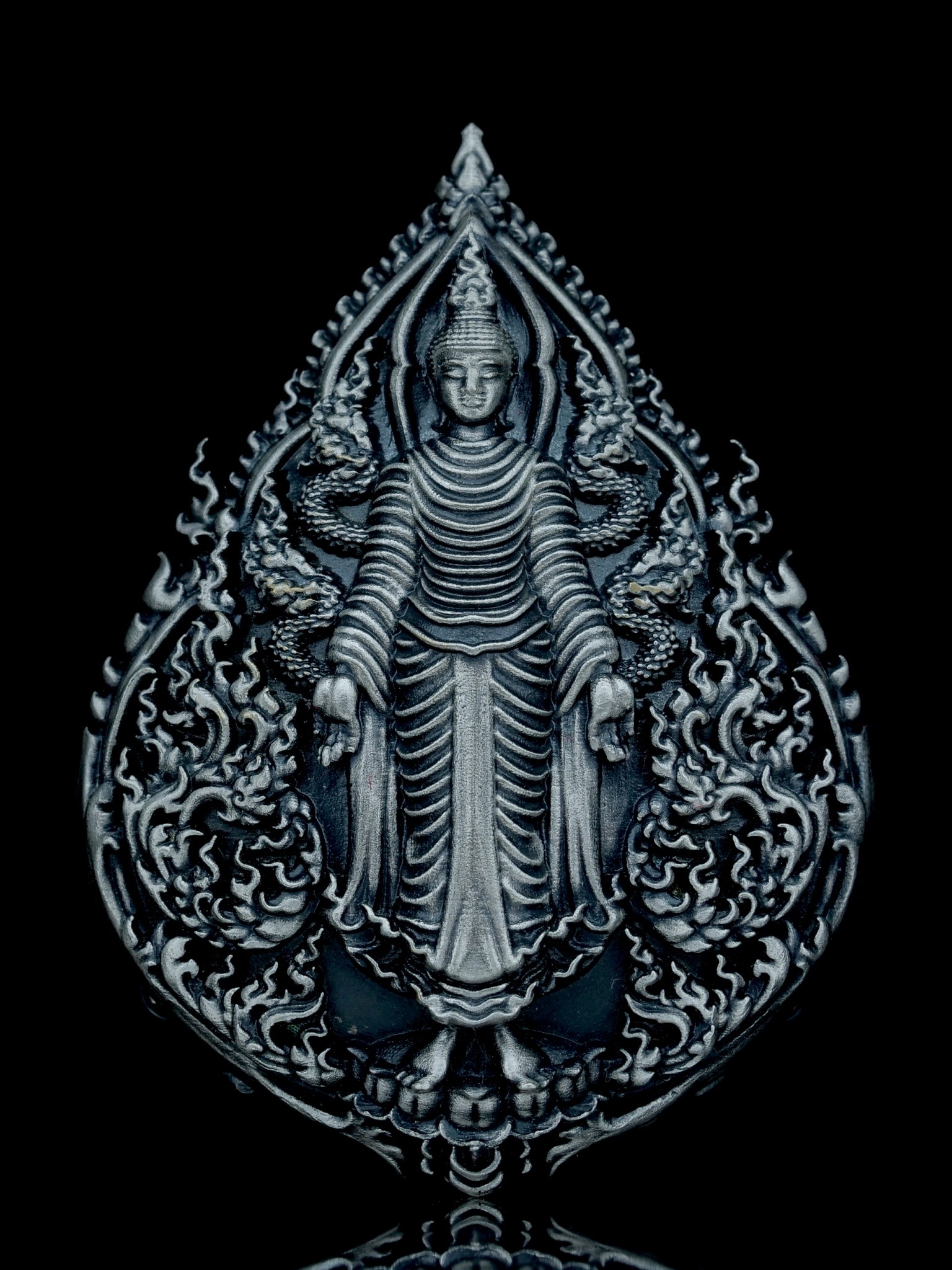 พระพุทธประทานพร รุ่น พุทธบารมี รหัส2 เนื้อเงินแท้รมซาติน 92.5%