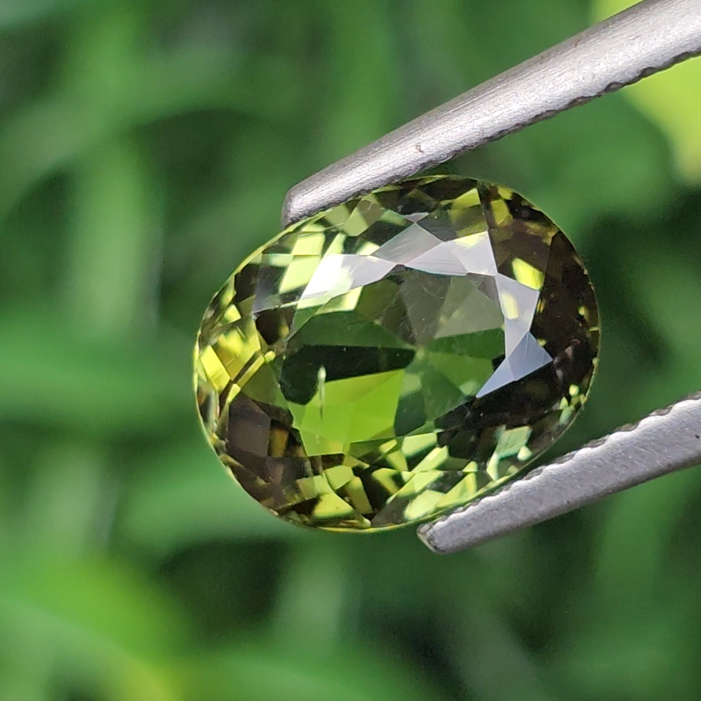 พลอย ทัวร์มาลีน Tourmaline 2.96 กะรัต (Cts.) พลอยแท้อัญมณีมงคล ประจําวันเกิด เครื่องประดับพลอย