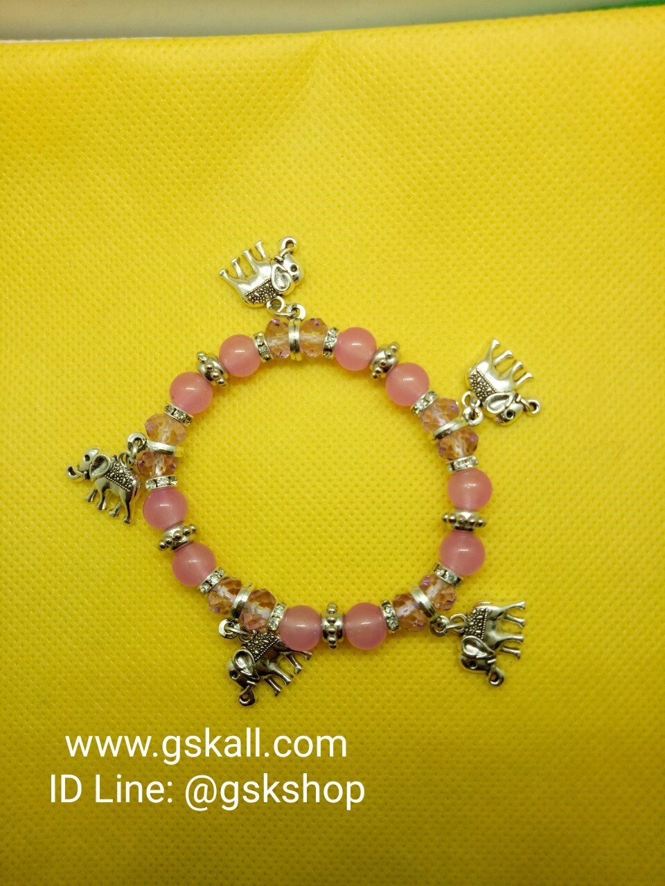 กำไลหินจี้ช้าง ใส่ได้ทุกโอกาส