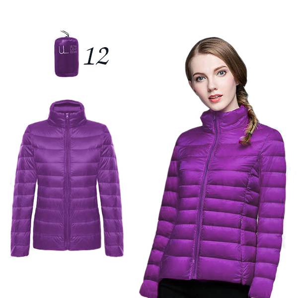 Ultra Light Down Jacket เสื้อกันหนาวขนเป็ดพร้อมถุงเก็บ (11718X)