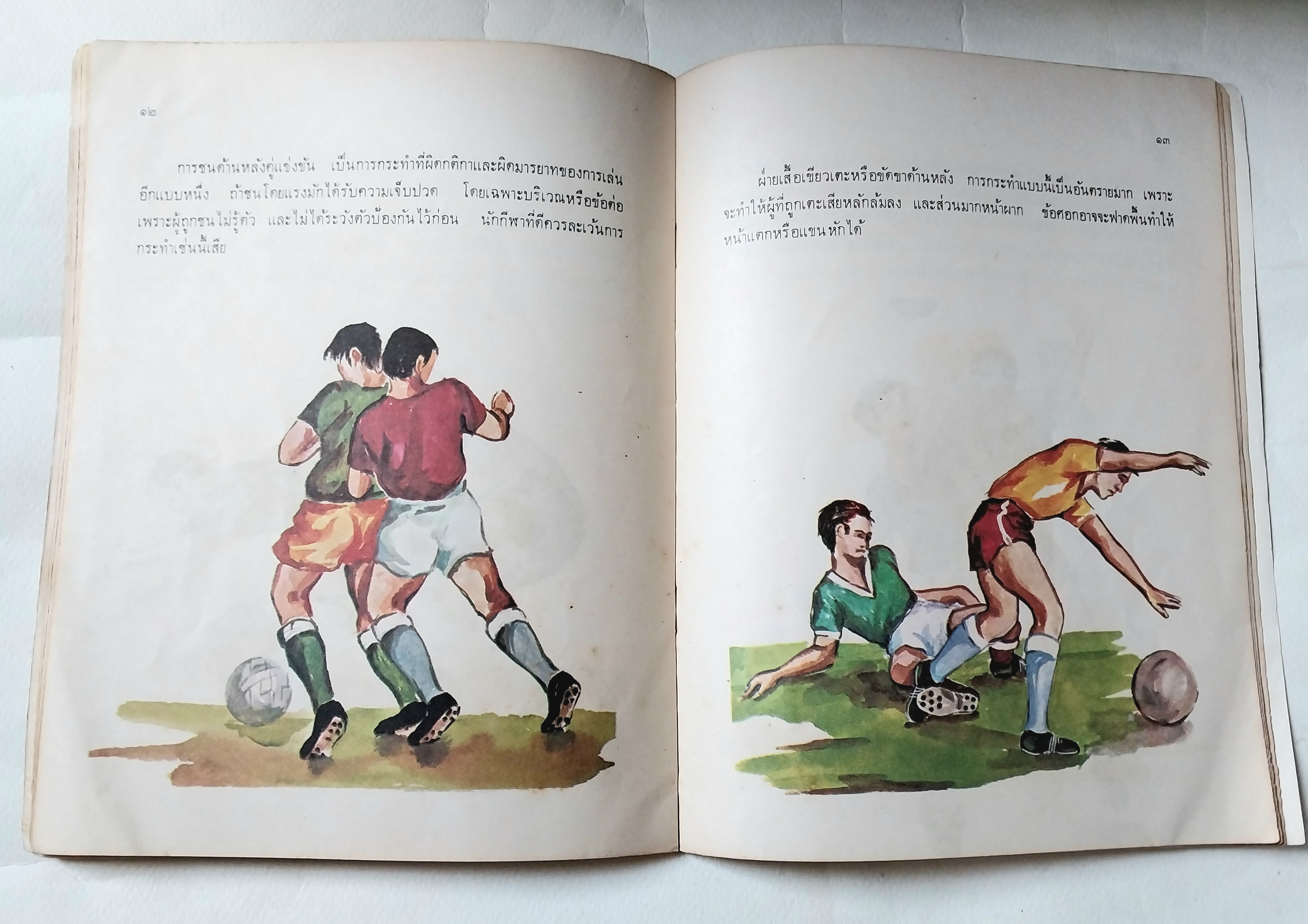 หนังสือภาพสวย,สวัสดิภาพทางการเล่นฟุตบอล โดย ฝ่ายสวัสดิศึกษา, กองส่งเสริมพลศึกษาและสุขภาพ กรมพลศึกษา มีนาคม ๒๕๑๖