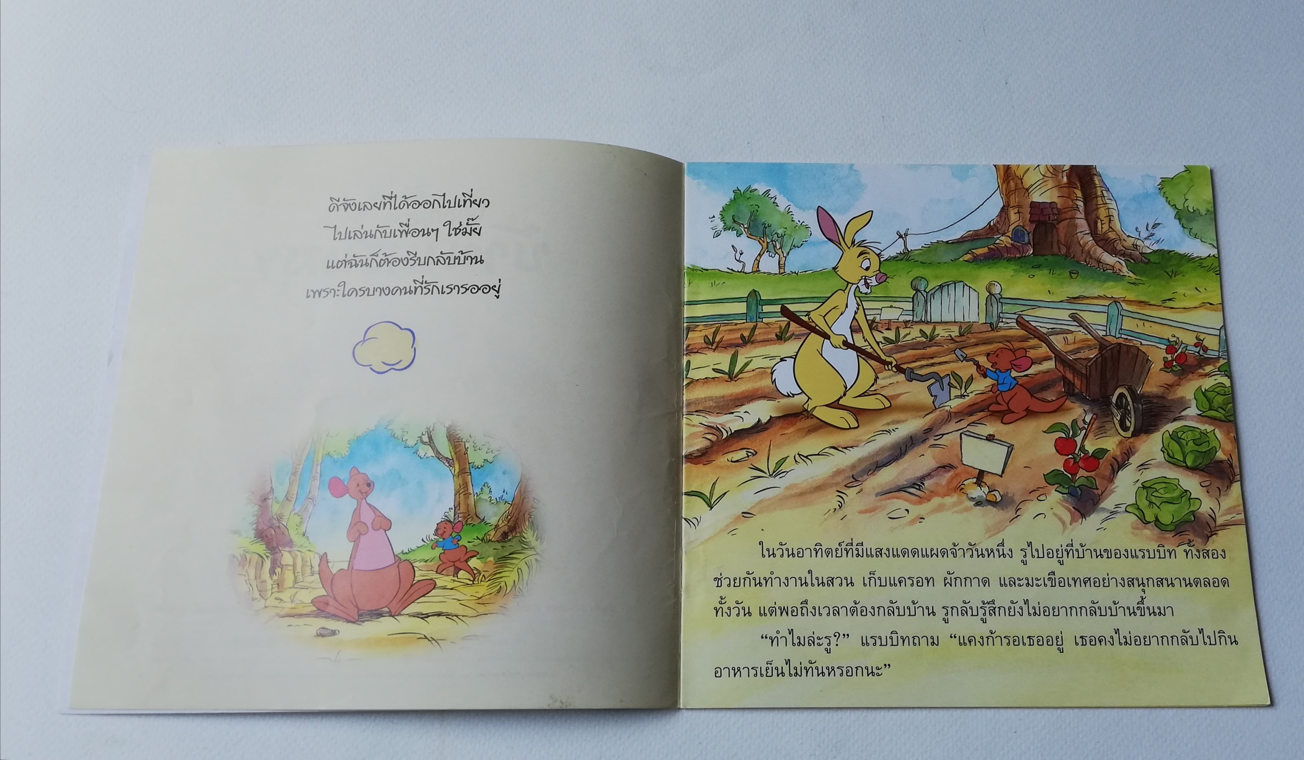 มีหลายภาพ, หนังสือนิทานเล่มเล็ก ภาษาไทย Disney's Winnie the Pooh, วินนี่เดอะพูห์ บ้านแสนสุข เล่ม 4 ชุด นิทานเด็กดีกับหมีพูห์และผองเพื่อน