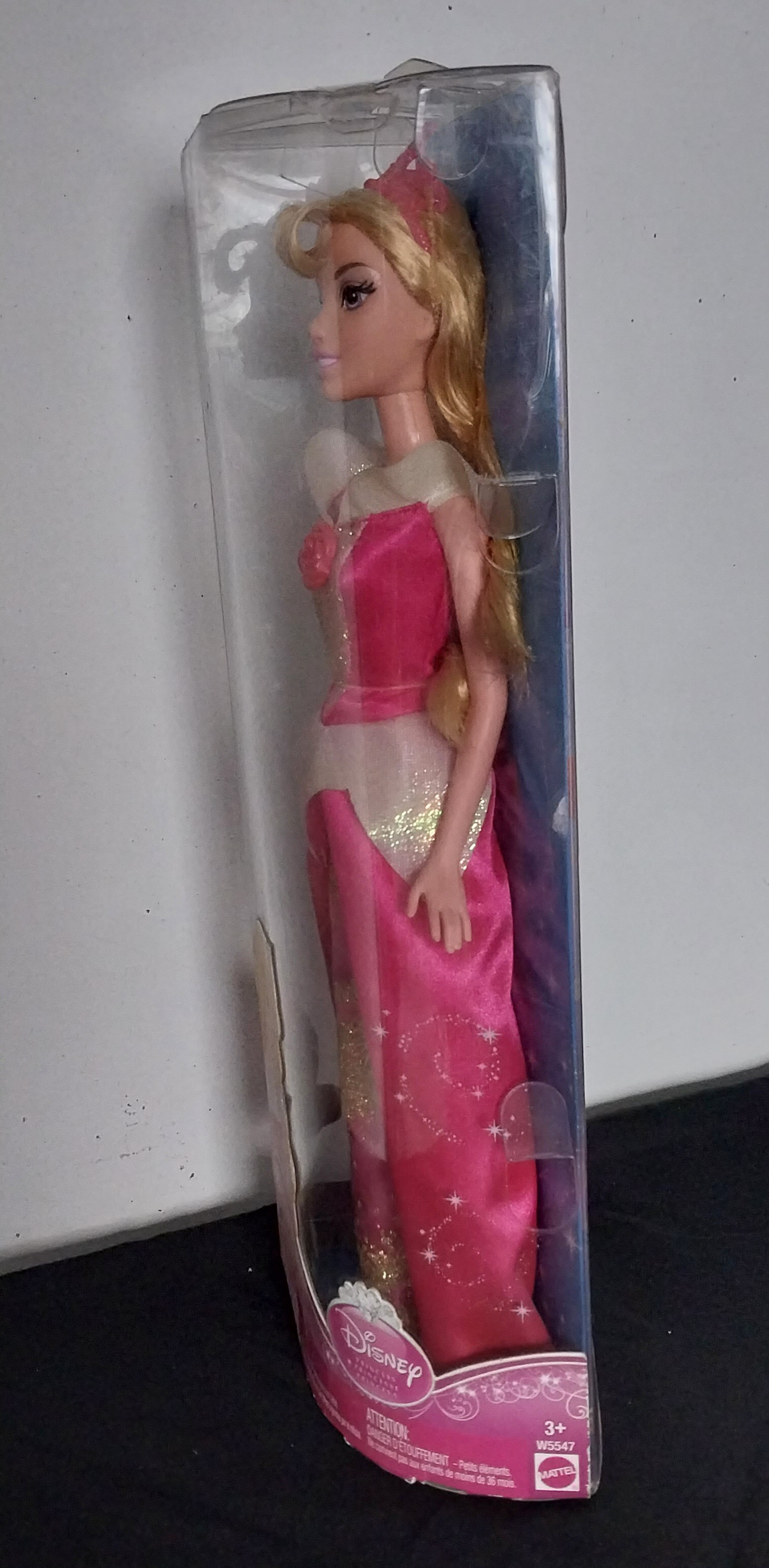 ตุ๊กตาเจ้าหญิงดิสนีย์ เจ้าหญิงนิทรา เจ้าหญิงออโรร่า Sleeping Beauty งานเก่าในกล่อง ไม่เคยแกะ ของแท้แมทเทล