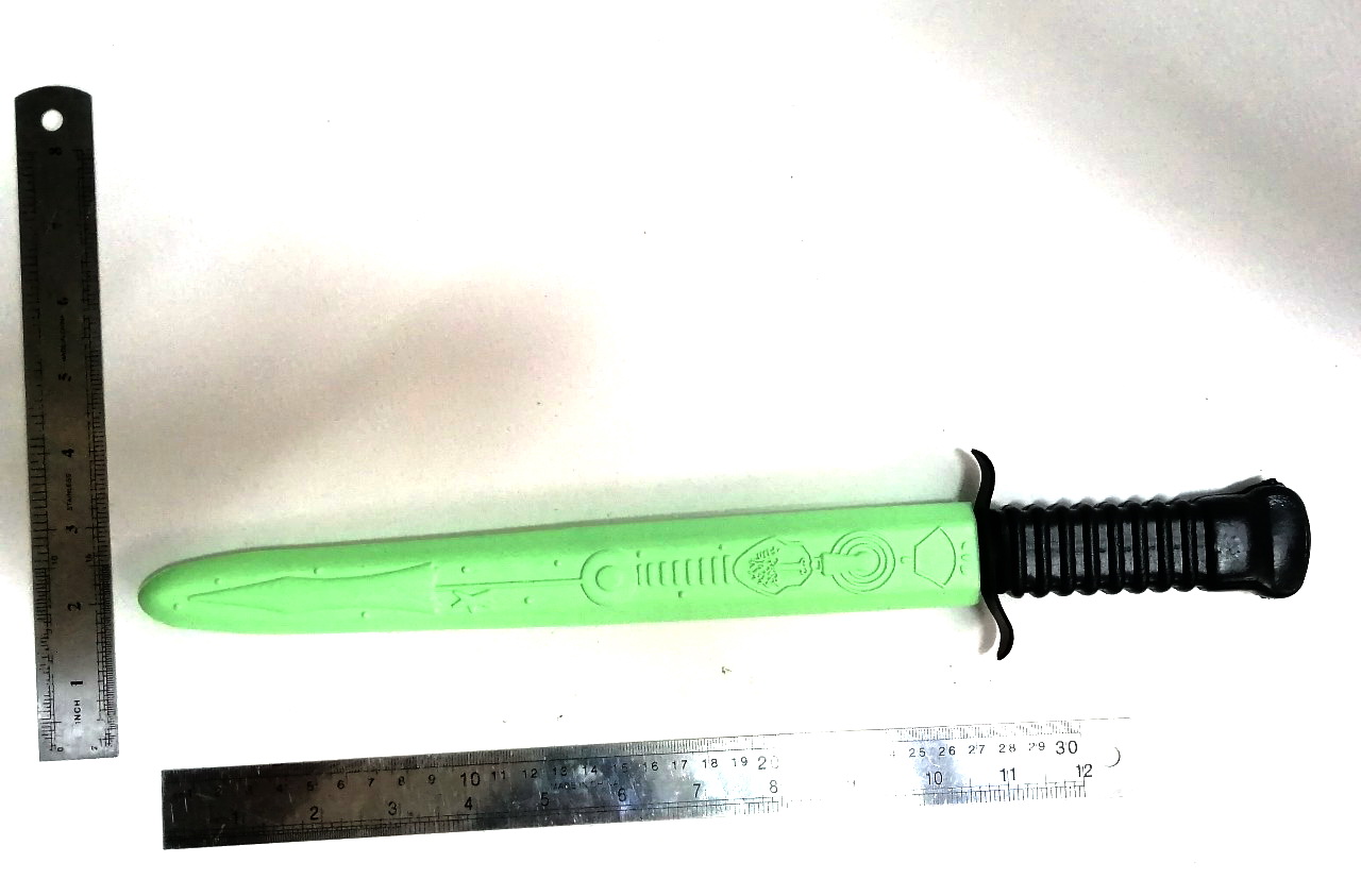 ของเล่นพลาสติกโปร่งเลียนแบบกระบี่ ขนาดตามรูป