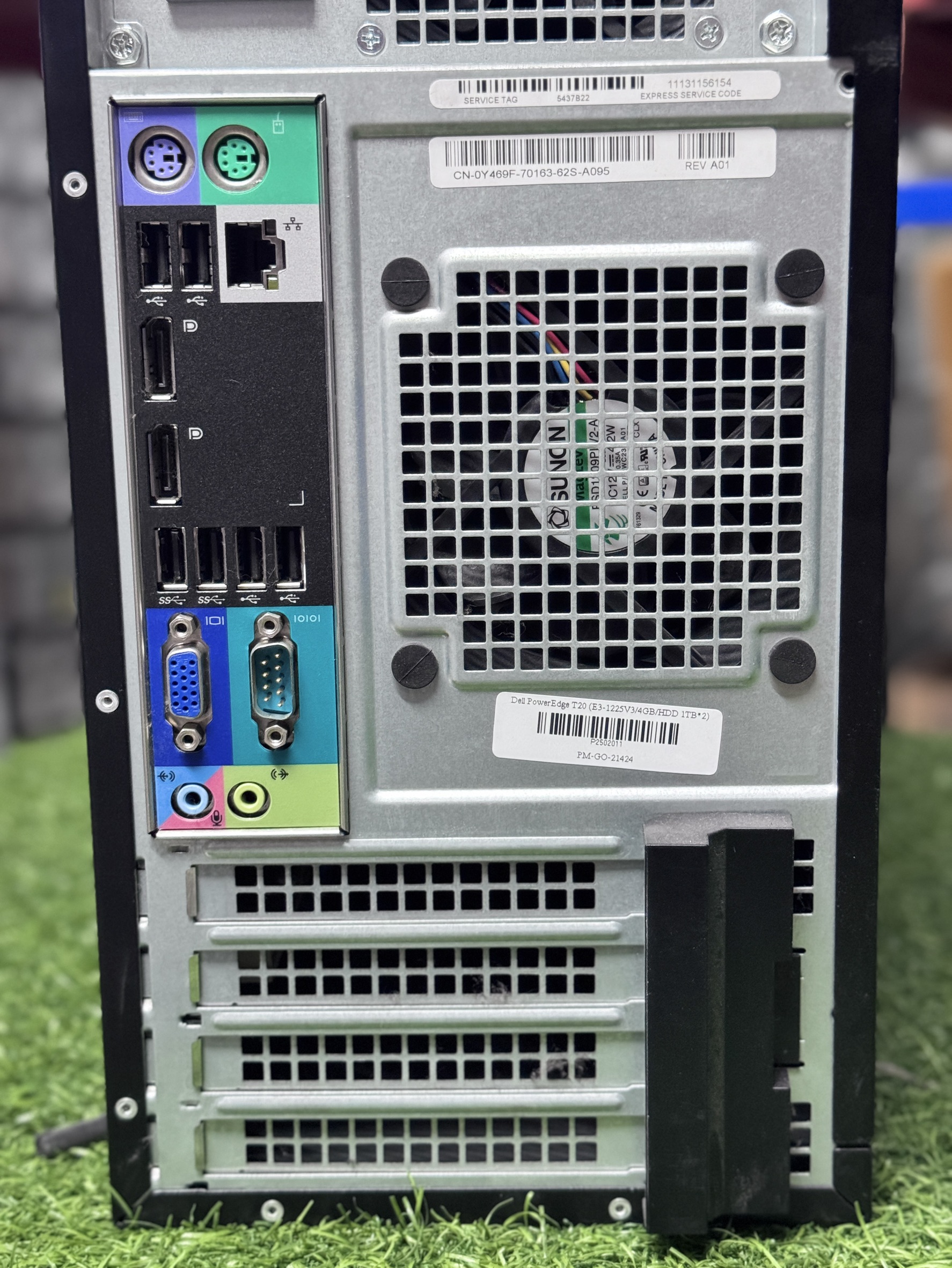 PC Dell PowerEdge T20 (E3-1225V3/4GB/HDD 1TB*2)