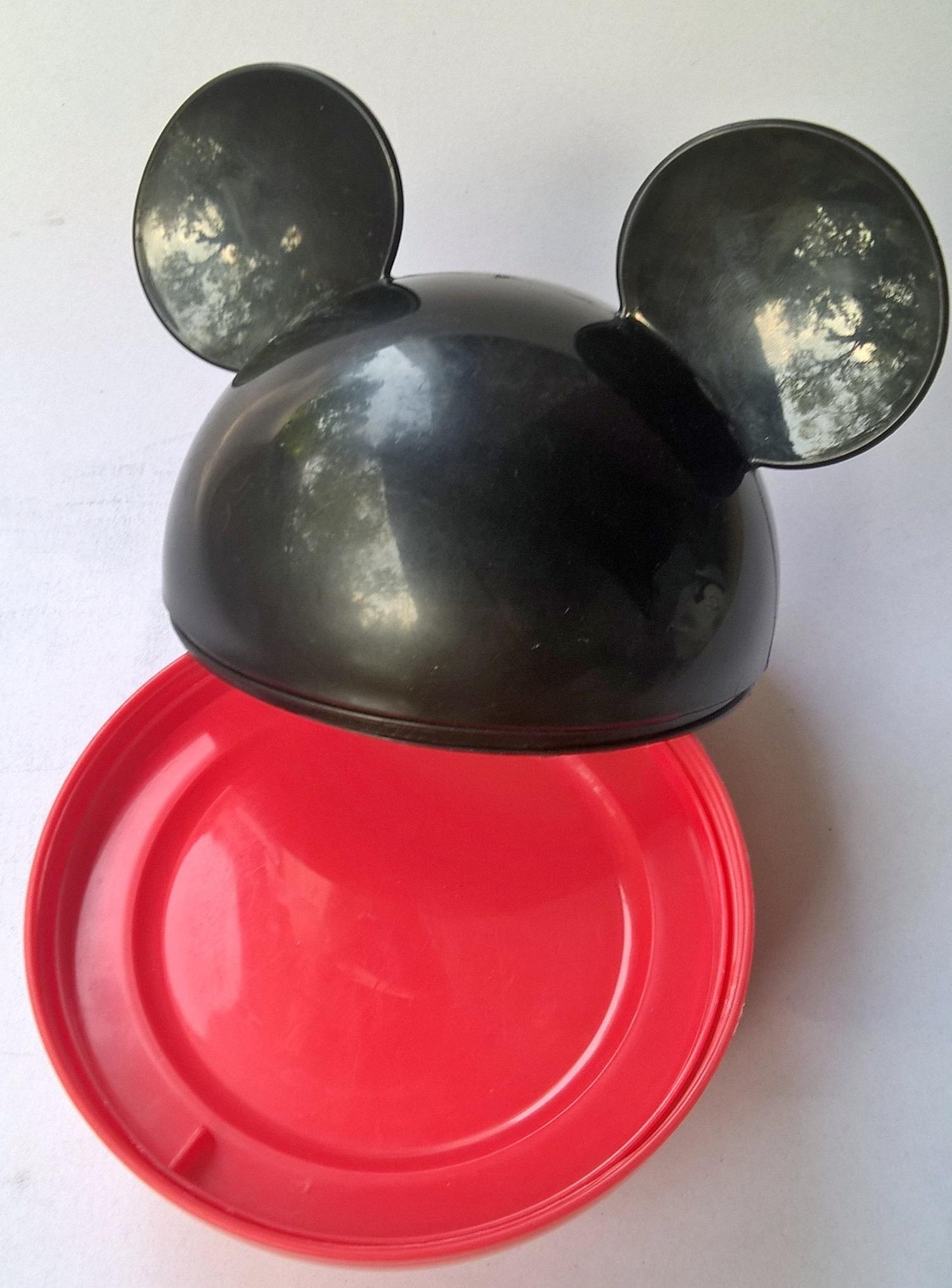 ชุดกล่องใส่อาหาร-กล่องข้าว มิกกี้เมาส์สีแดง-ดำ Mickey Mouse ของสะสม เซเว่น อิเลฟเว่น