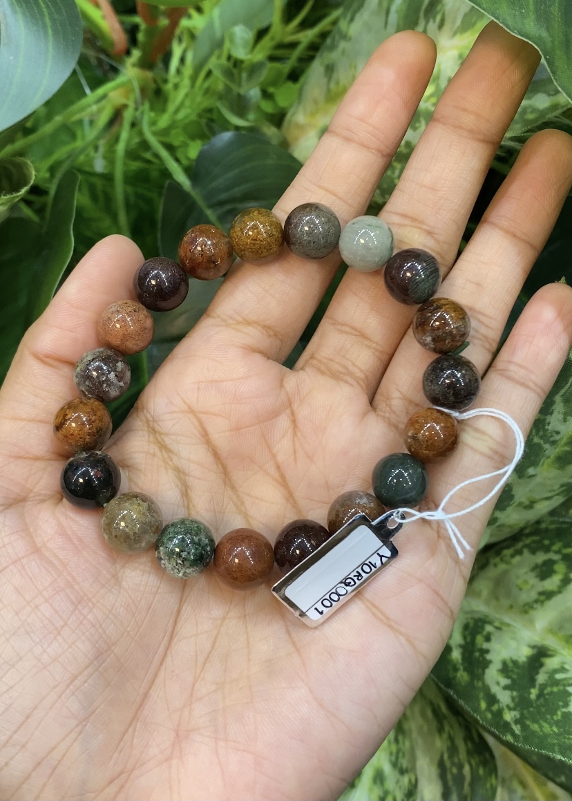 กำไลพลอยแท้ โป่งข่าม Phantom Quartz Bracelet