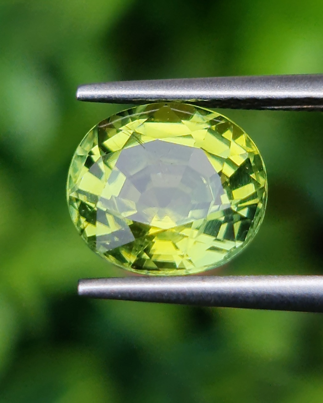 พลอย กรีน ทัวร์มารีน (Green Tourmaline) 2.68 กะรัต (Cts.) อัญมณีมงคลประจําวันเกิด เครื่องประดับพลอย