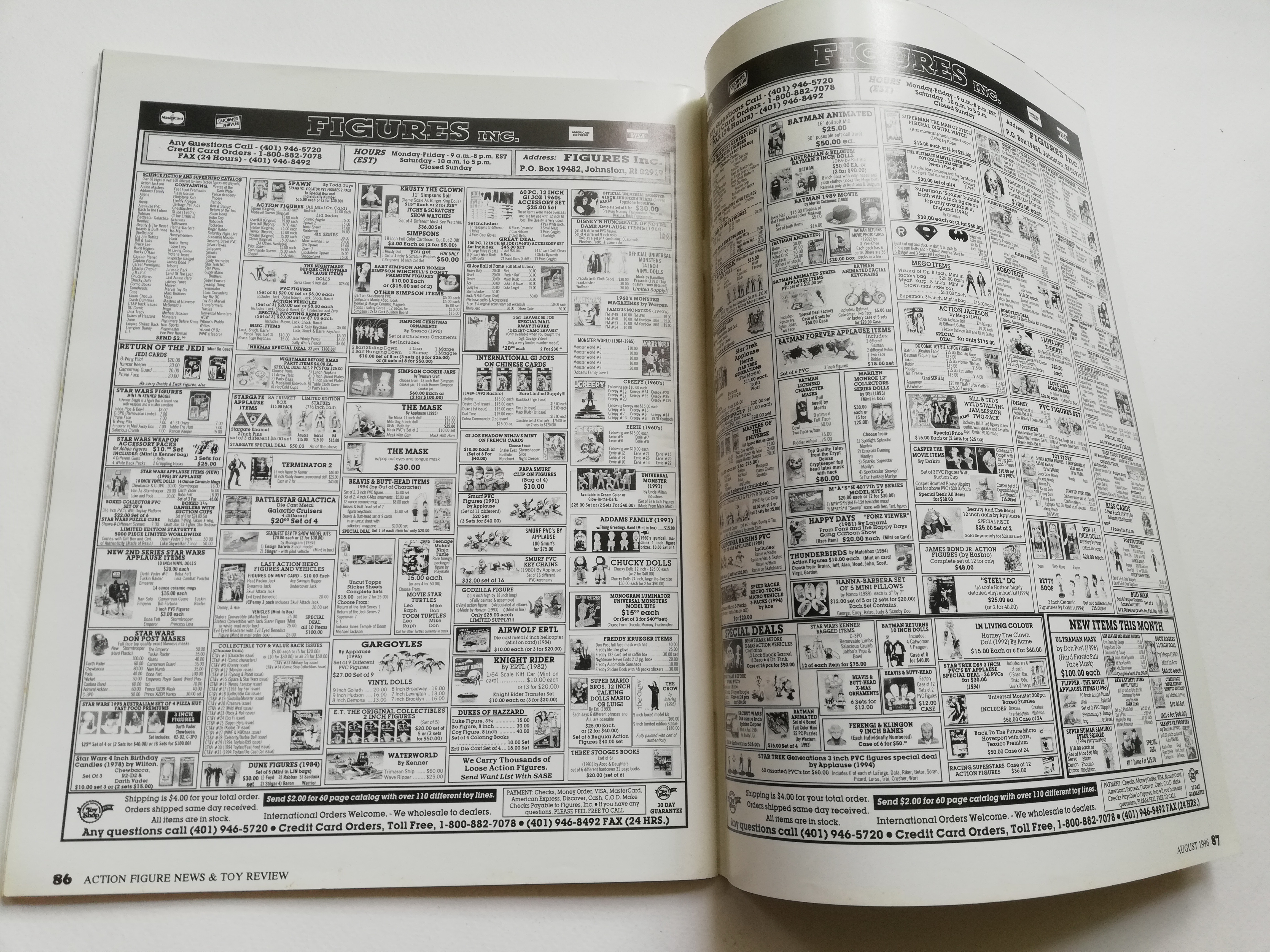 นิตยสารภาษาต่างประเทศ Lee's Action Figure News&Toys Review, August #46_Total Chaos -new Star Wars Figure -Eco-Toys -The Amazing Toy Biz -Starting Lineup -Transformers '89 part2 -McFarlane Toys mixes images and attitude to create