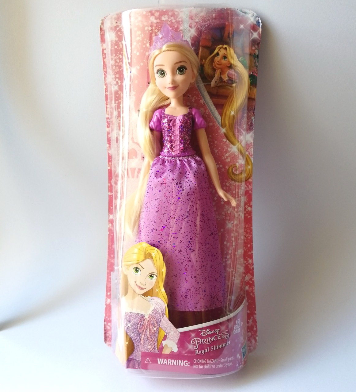 ตุ๊กตาเจ้าหญิงราพันเซล**กล่องมีรอยบ้าง ราปุนเซล ดิสนีย์ปริ๊นเซส Rapunzel, Disney Princess, งาน ฮาสโบร, Hasbro จาก คอเล็กชั่น Disney Princess Royal Shimmer