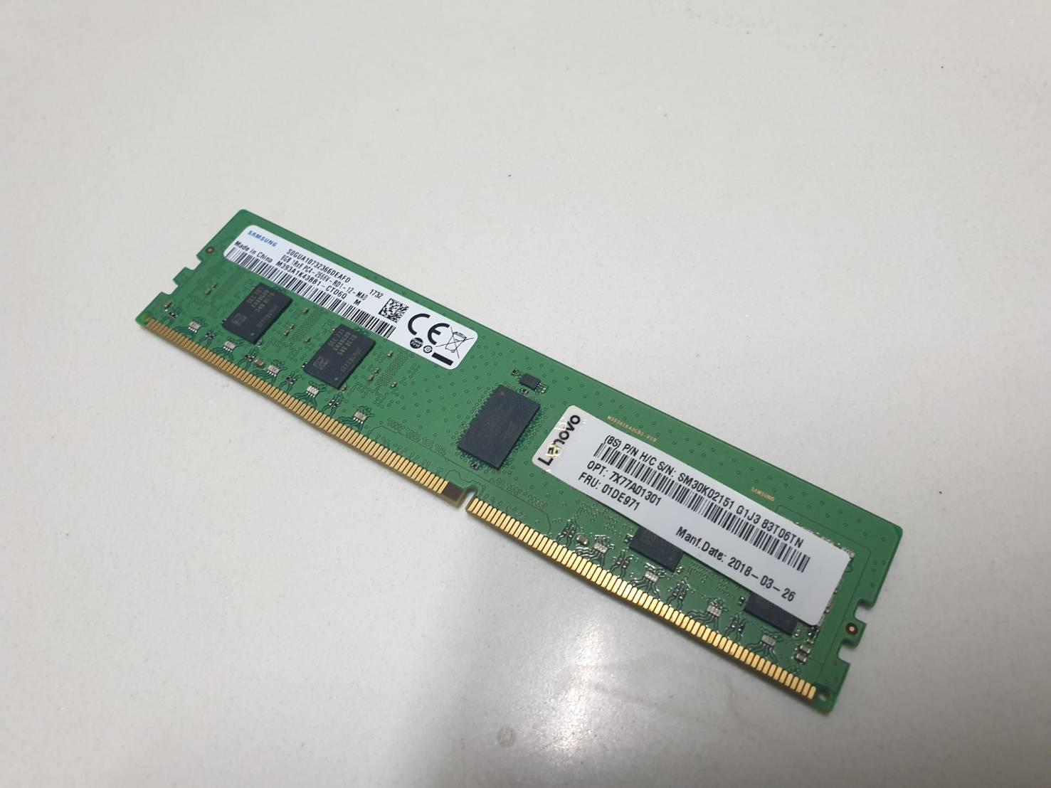 Lenovo 8GB 1rx8 2666v rd1-12-MA0