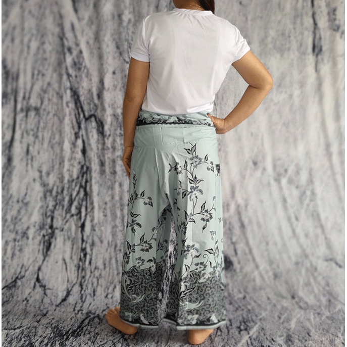 STAMPCOTTON กางเกงขายาว ผ้าปาเต๊ะ กางเกงเล กางเกงใส่สบาย