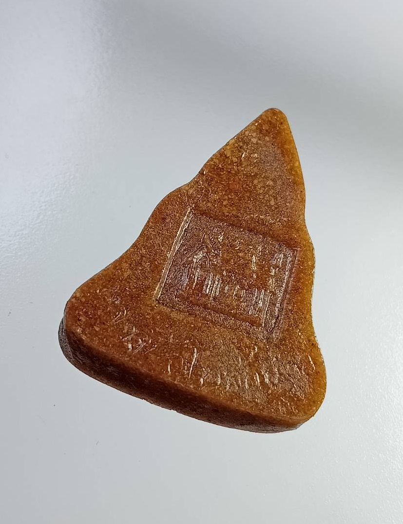 ก769 หลวงพ่อโบสถ์น้อย วัดอมรินทราราม กรุงเทพฯ ปี2539 เนื้อกระเบื้องหลังคาโบสถ์เก่า