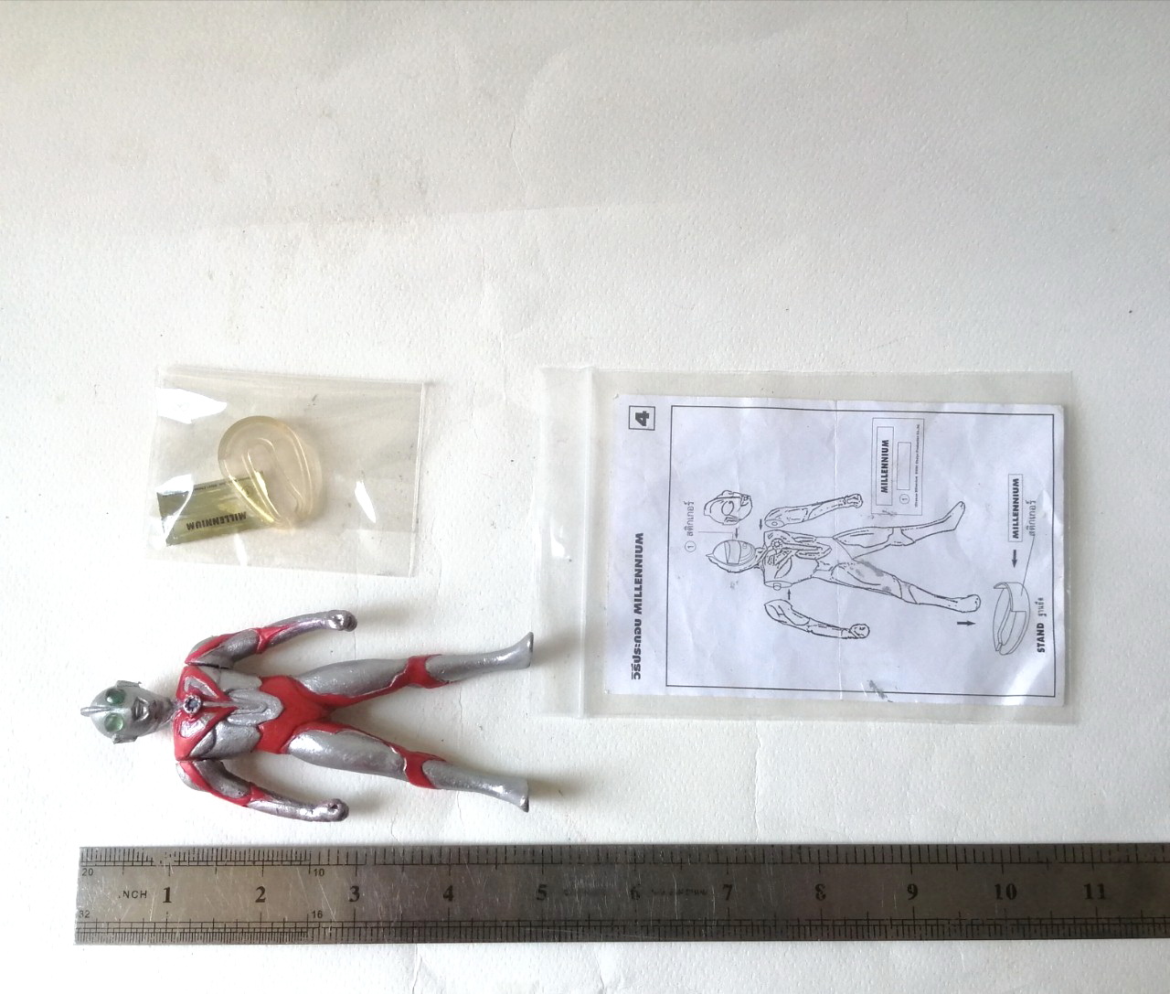 อุลตร้าแมน มิลเลนเนียม Utraman Millenium งานเอเพ๊กซ์ทอย ApexT งานไทย มีใบปิด ฐาน อยู่ครบ ***ทำสีใหม่ มีตำหนิตามภาพ