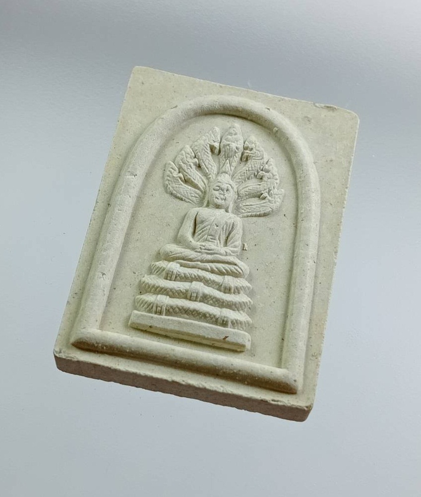 ผ3125 พระผงสมเด็จนาคปรก หลังยันต์น้ำเต้า ท่านเจ้าคุณนรรัตนฯ วัดเทพศิรินทร์ กรุงเทพฯ