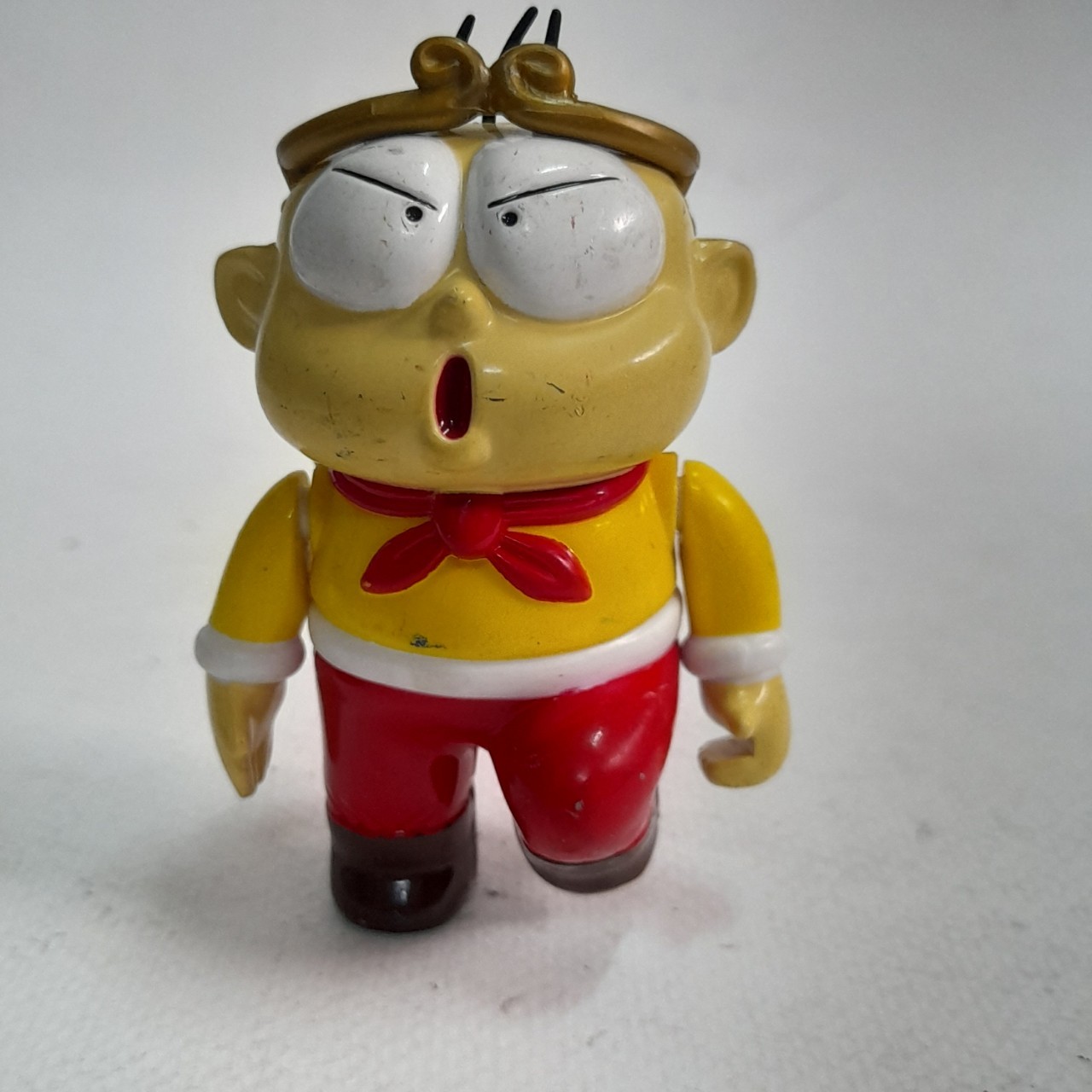 ฟิกเกอร์ พลาสติก ***มีตำหนิตามภาพ ปังปอนด์ พรีเมี่ยม 7- 11 ในอดีต ชุดปังปอนด์เห้งเจีย ขาดเมฆ ,กระบองมือสองตามสภาพดีมีรอยบ้าง