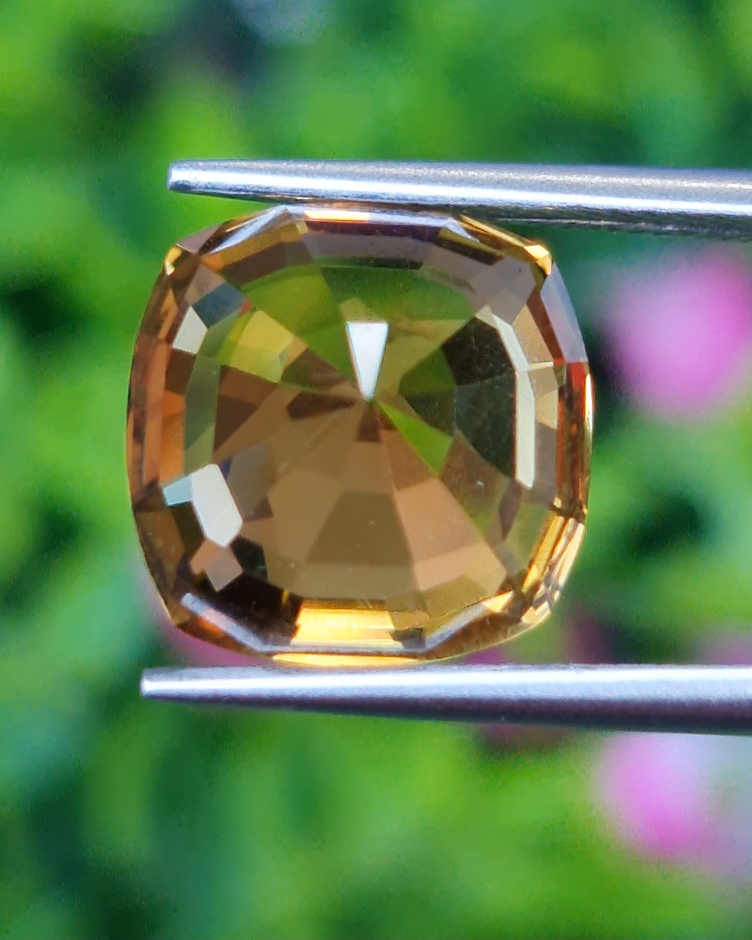พลอย ซิทริน Citrine 6.82 กะรัต (Cts.) พลอยแท้ อัญมณีมงคลประจําวันเกิด เครื่องประดับพลอย
