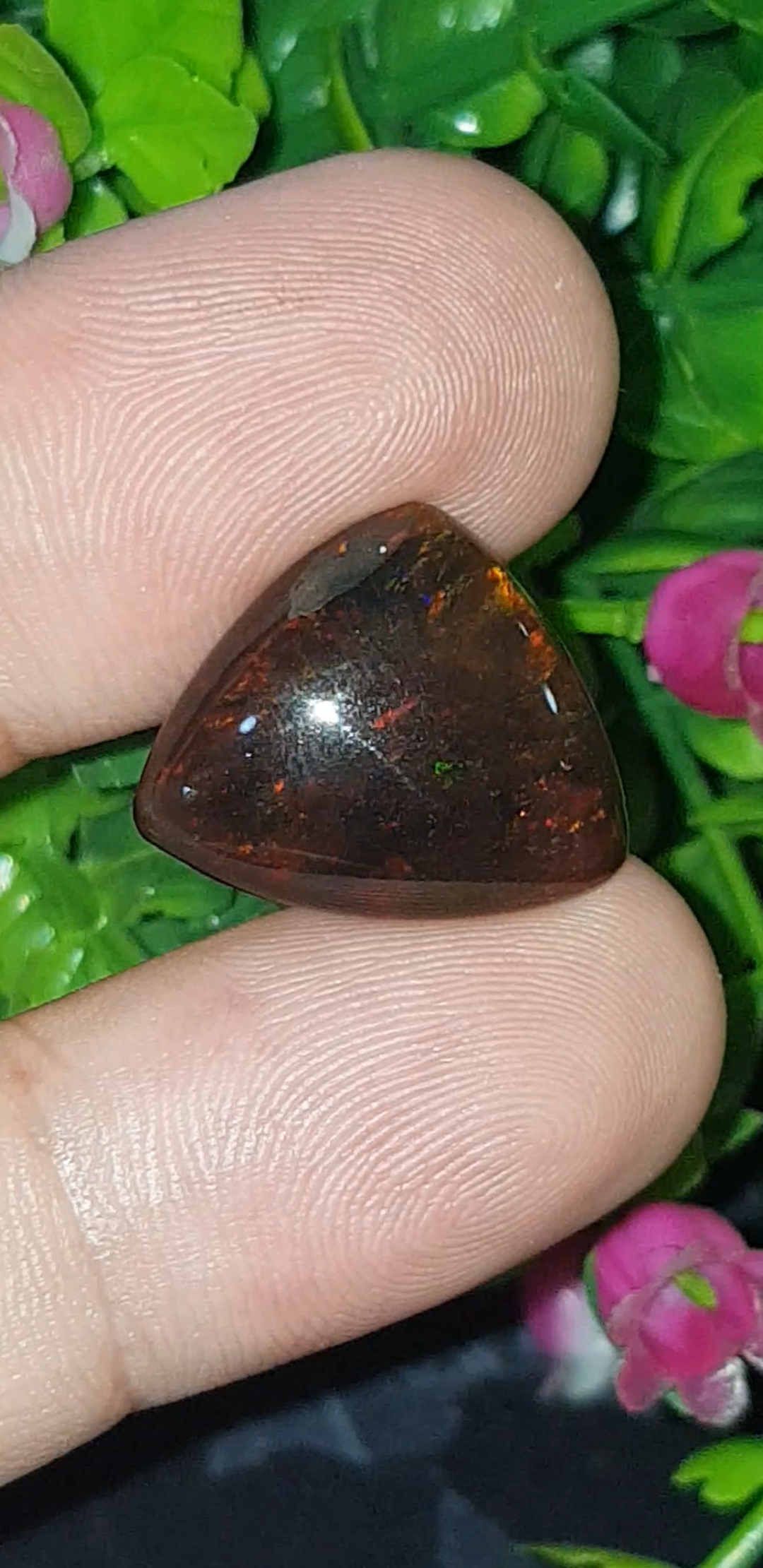 พลอย โอปอล Opal 8.14 กะรัต (Cts.) พลอยแท้ อัญมณีมงคลประจําวันเกิด เครื่องประดับพลอย