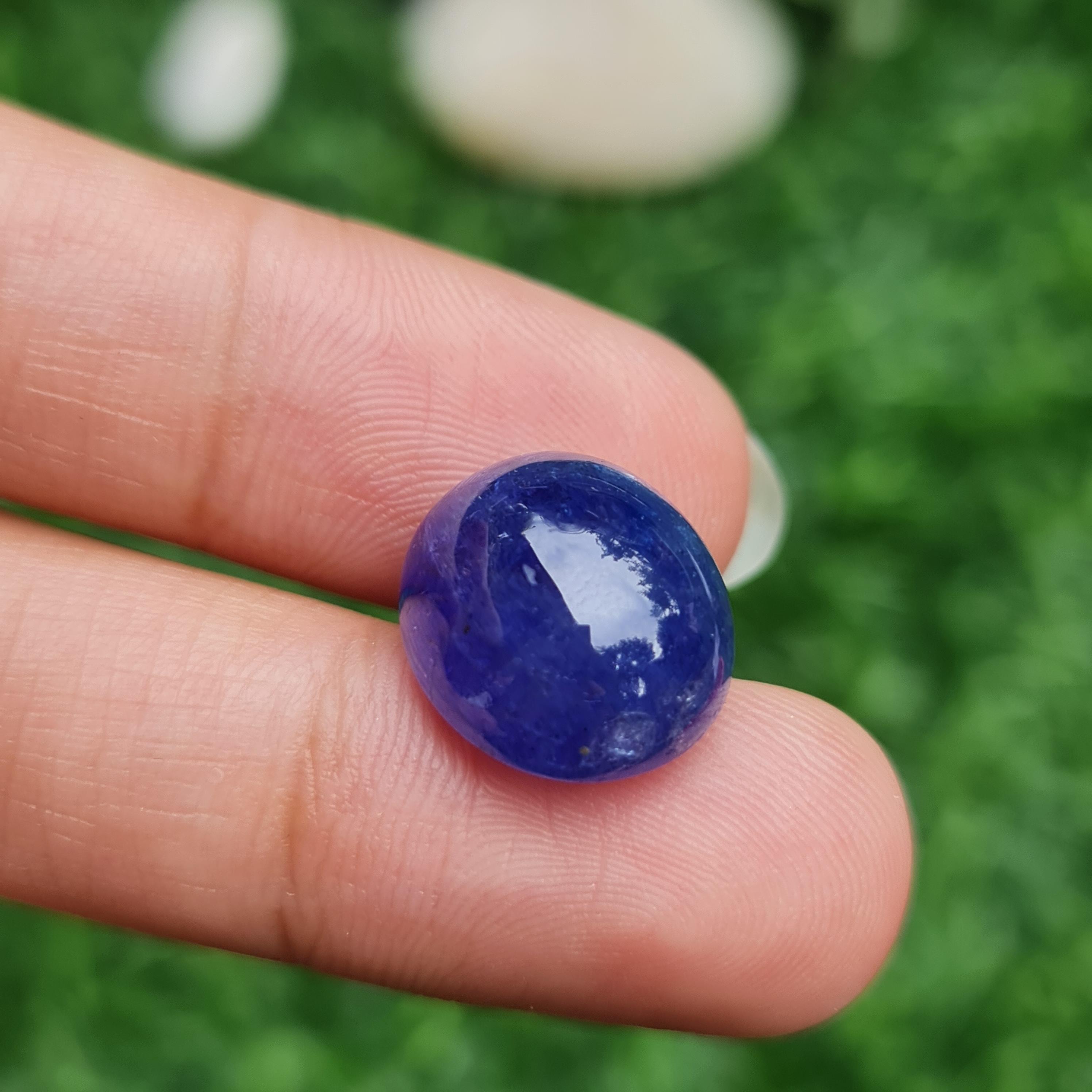 พลอย แทนซาไนท์ Tanzanite 14.95 กะรัต (Cts.) พลอยแท้ อัญมณีมงคลประจําวันเกิด เครื่องประดับพลอย