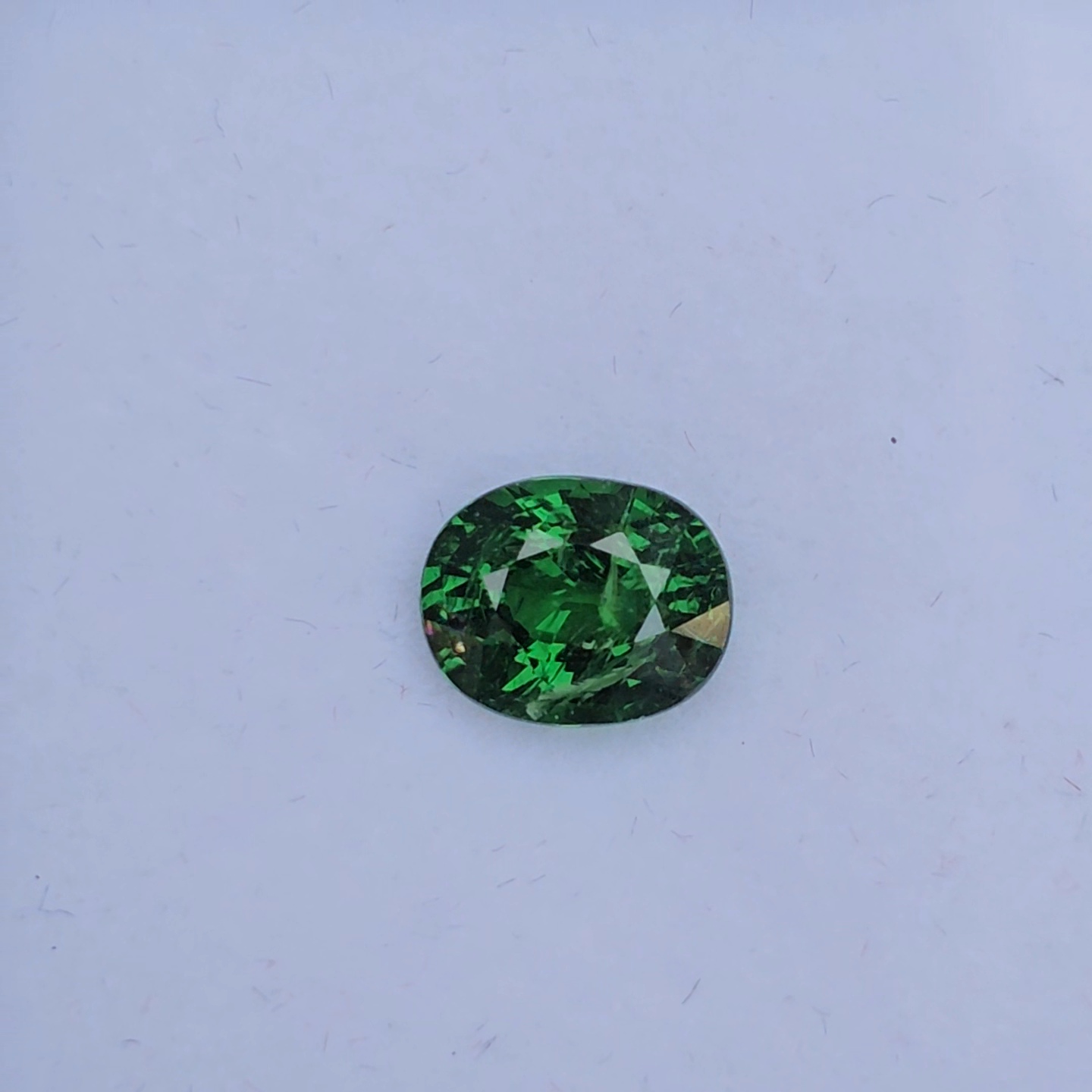 พลอย ซาโวไรท์ Tsavorite Garnet 2.98 กะรัต (Cts.) ดิบ Unheated อัญมณีมงคลประจําวันเกิด เครื่องประดับพลอย