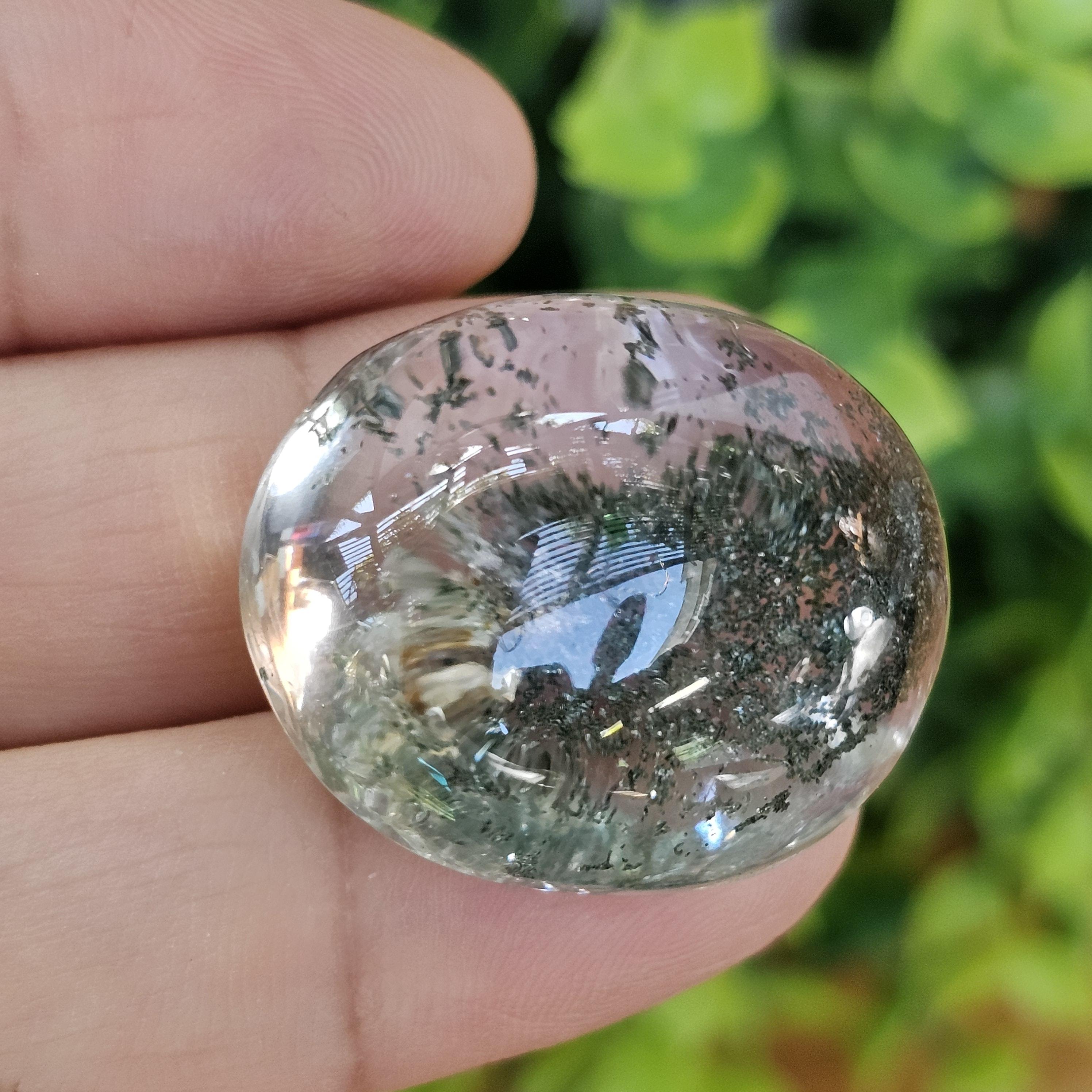 โป่งข่าม ควอตซ์ Included Quartz 81.03 กะรัต Cts พลอยแท้ อัญมณีมงคลประจําวันเกิด เครื่องประดับพลอย