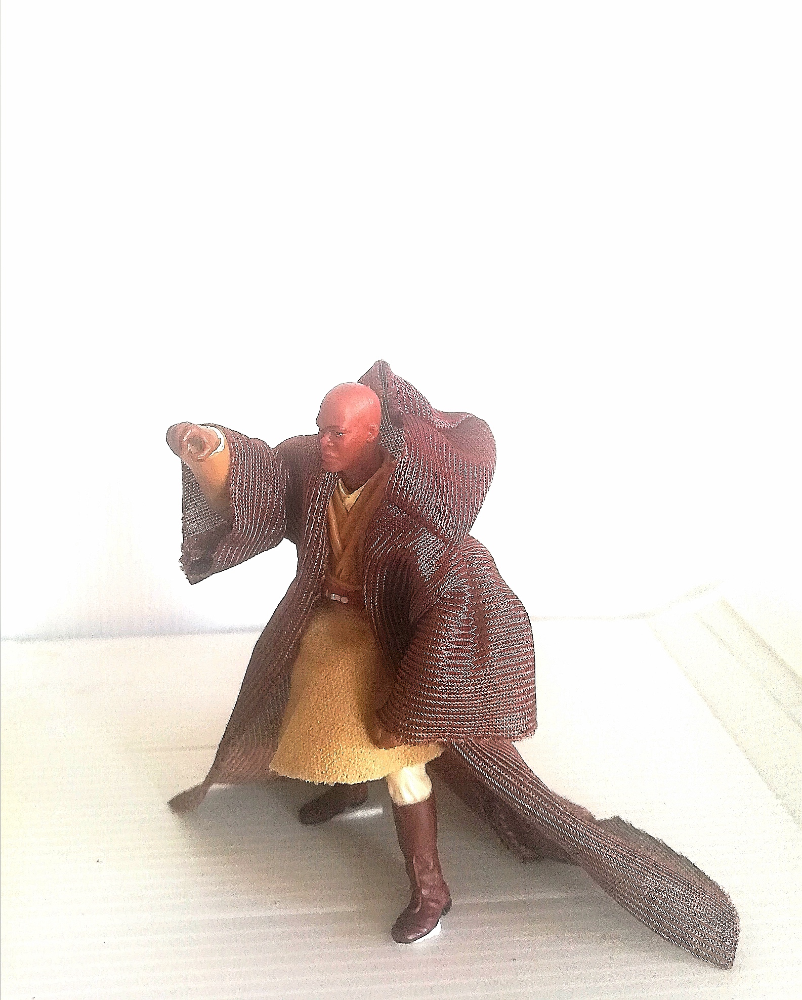 AFC Jedi Master Mes Windu พร้อมผ้าคลุม แกะแพ็ค **ไม่มีดาบ จากภาพยนต์เรื่อง Star Wars ขนาด 3.5"