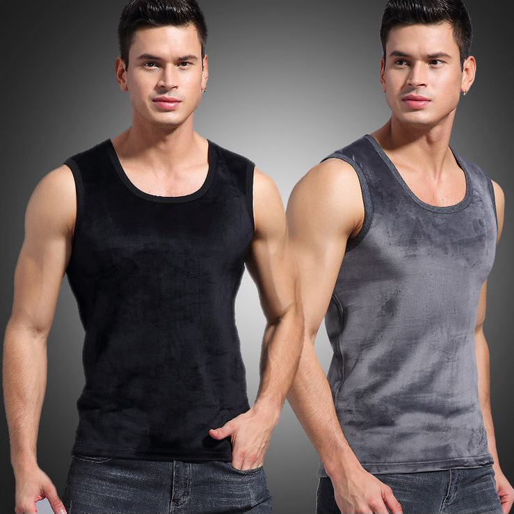 TANK TOP เสื้อแขนกุดซับขนอบอุ่นพิเศษ (10291MM)