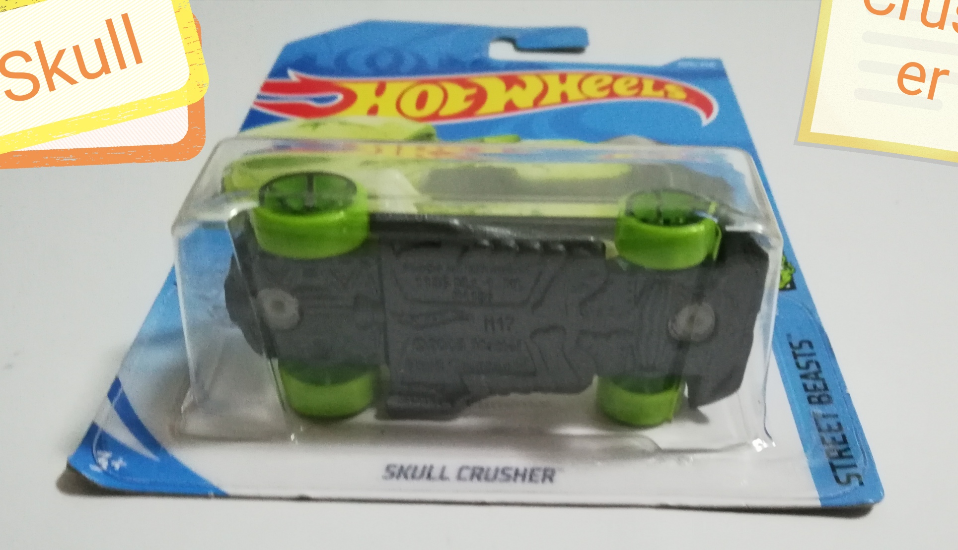 รถเหล็ก ฮ็อตวีลส์ hotwheels รุ่น skull crusher