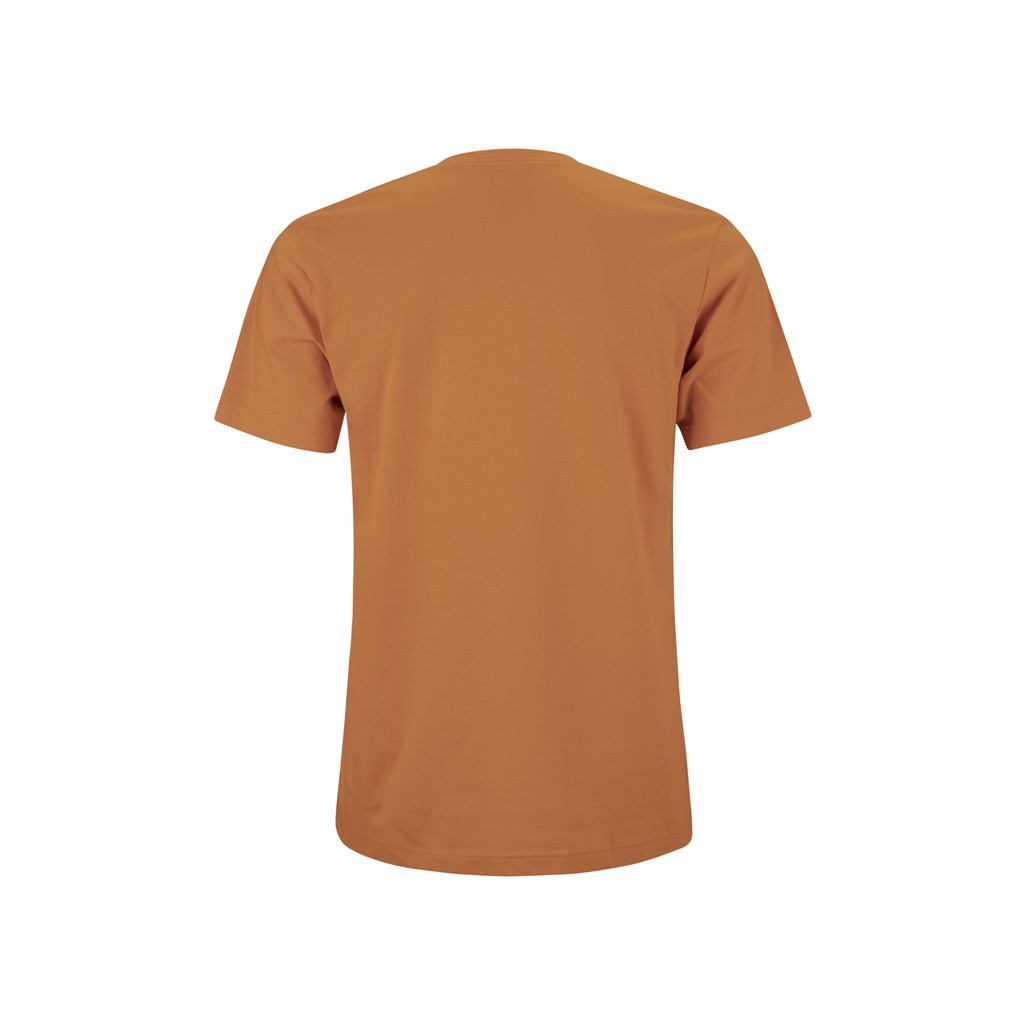 เสื้อยืด OV102 คอวี ผ้าCotton100% 32 เนื้อนุ่ม ใส่สบาย สีเอสเปรสโซ