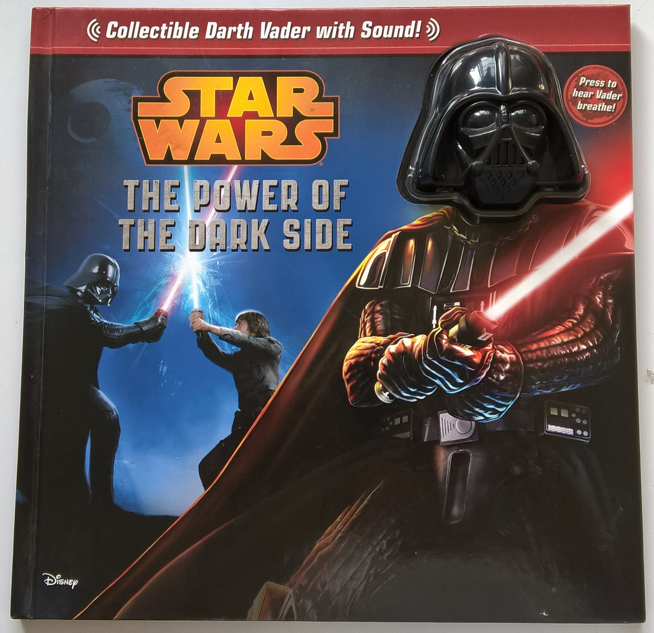 สมุดภาพเล่าเรื่อง "STAR WARS, The Power of the Dark Side" Collectible Darth Vader with Sound (กดหัวเวเดอร์จะมีเสียงหายใจของ ดาร์ธ เวเดอร์)