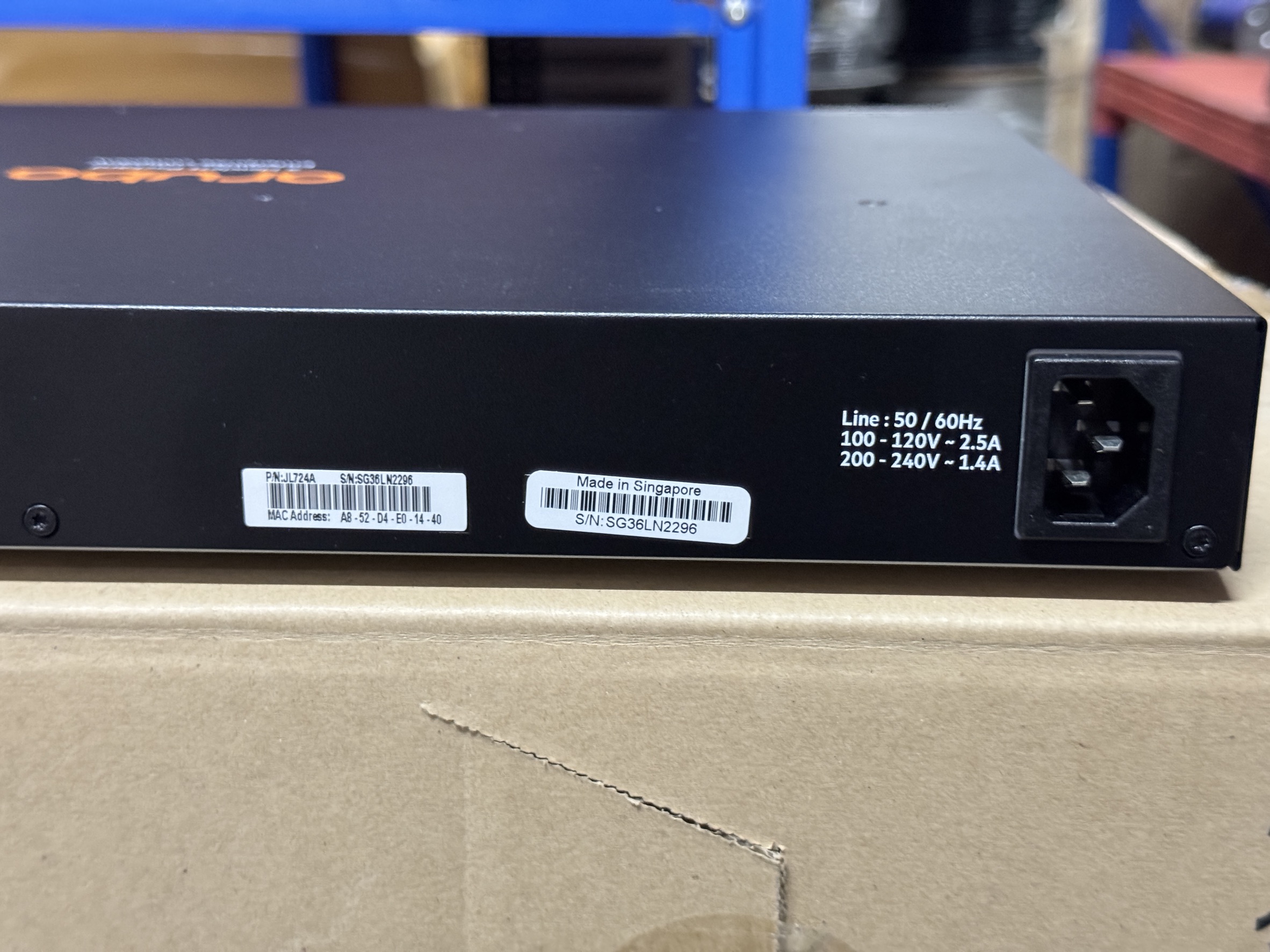 Switch สวิตซ์ Aruba 6200F 240p 1G Base-T Switch
