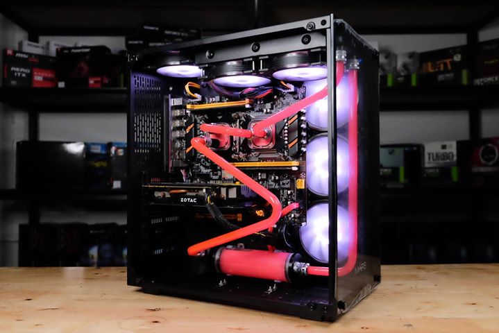pc workstation พร้อมชุดน้ำ เคสสวย