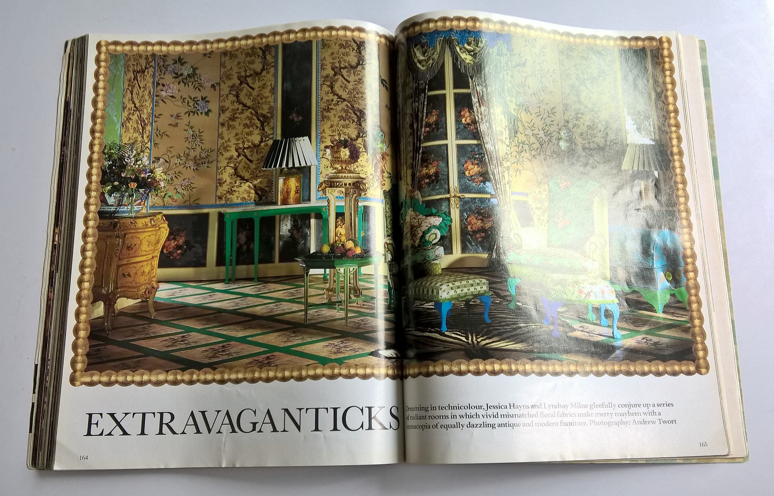 ขายนิตยสารเก่าบ้านและตกแต่ง THE WORLD OF INTERIORS,OCTOBER 1993,DECOREX SPECIAL ISSUE