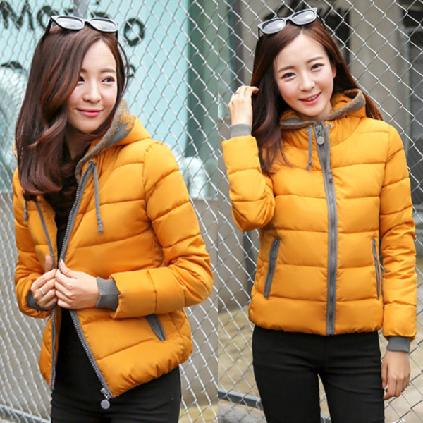 เสื้อโค้ทกันหนาวใส่ติดลบลุยหิมะได้ ฮู้ดแต่งลายปัก (11947X)