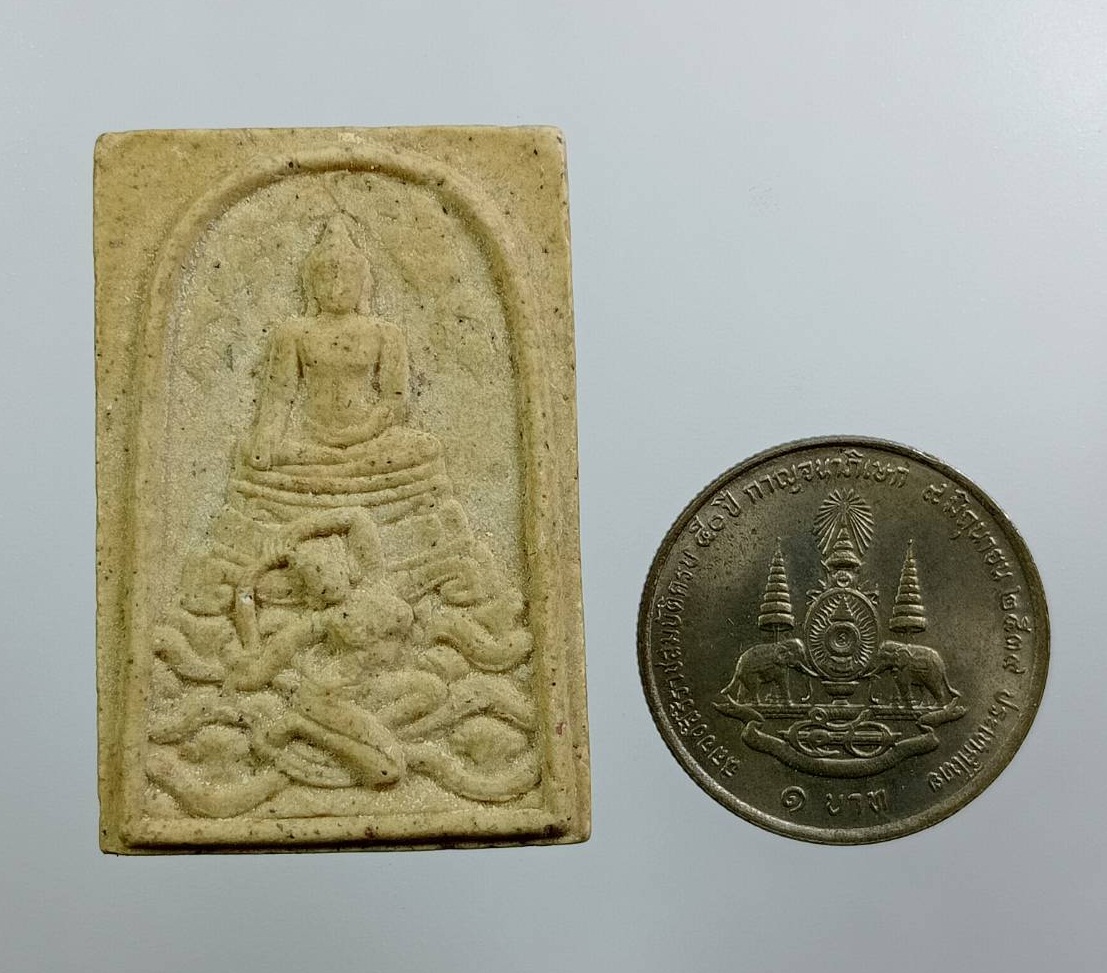 ผ3426 พระสมเด็จปรกโพธิ์ พระแม่ธรณีบีมวยผม หลวงพ่อสมหวัง วัดไร่รถ จ.สุพรรณบุรี