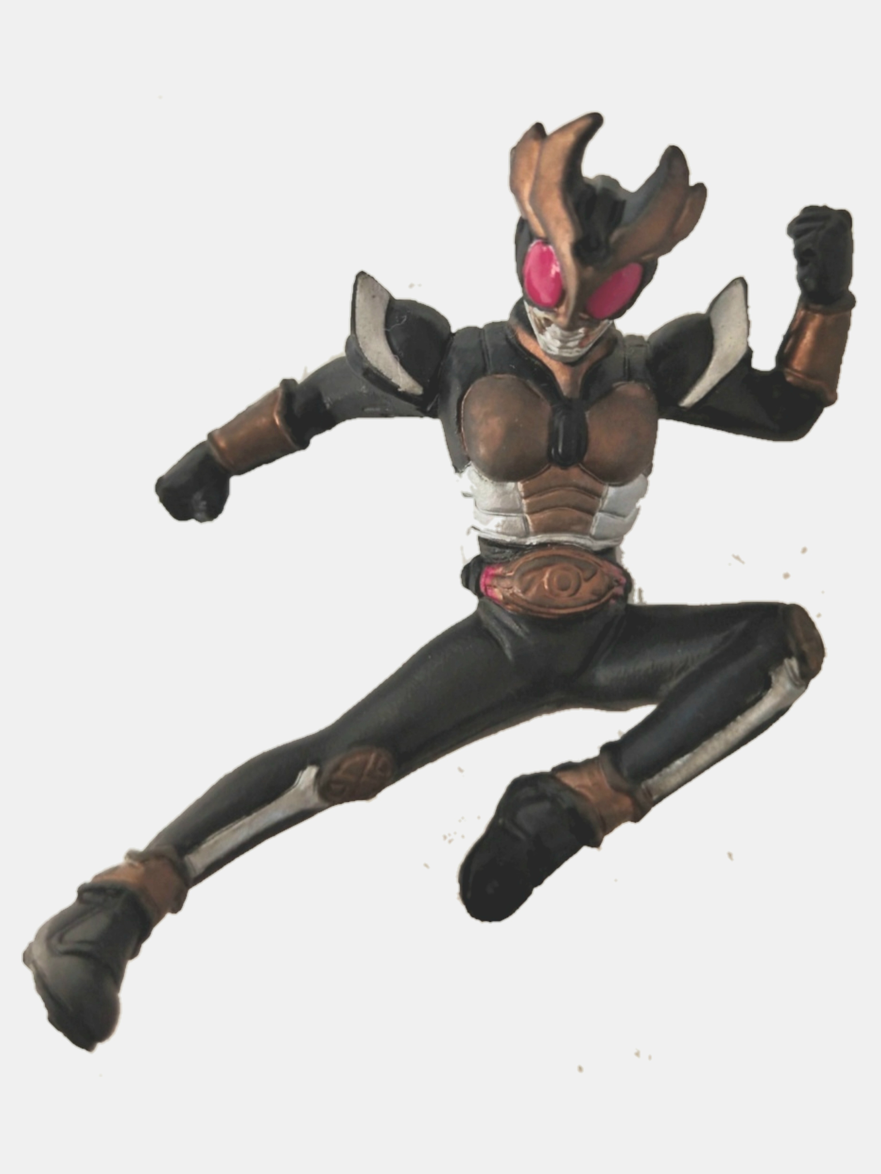 ของเล่น ของสะสม มาสค์ไรเดอร์ อากิโตะท่ากระโดดถีบ ตัวสูงราว 1.5 นิ้ว ไม่มีฐาน ,Masked Rider Akito,Rider Kick