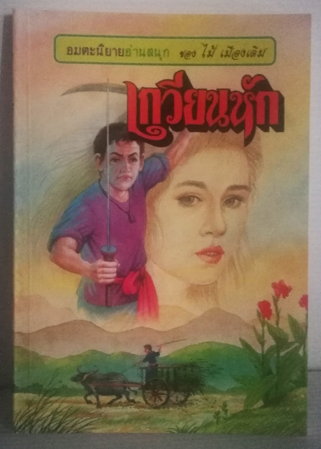 หนังสือนิยายเก่า พิมพ์ปี 2537 อมตะนิยายอ่านสนุก ของ ไม้ เมืองเดิม "เกวียนหัก" งานอมตะนิยาข ของ ไม้ เมืองเดิม เรื่องสนุก อ่าน สำนวนโวหารคมคาย แม้จนทุกวันนี้ยังไม่มีใครเลียนแบบอย่างได้