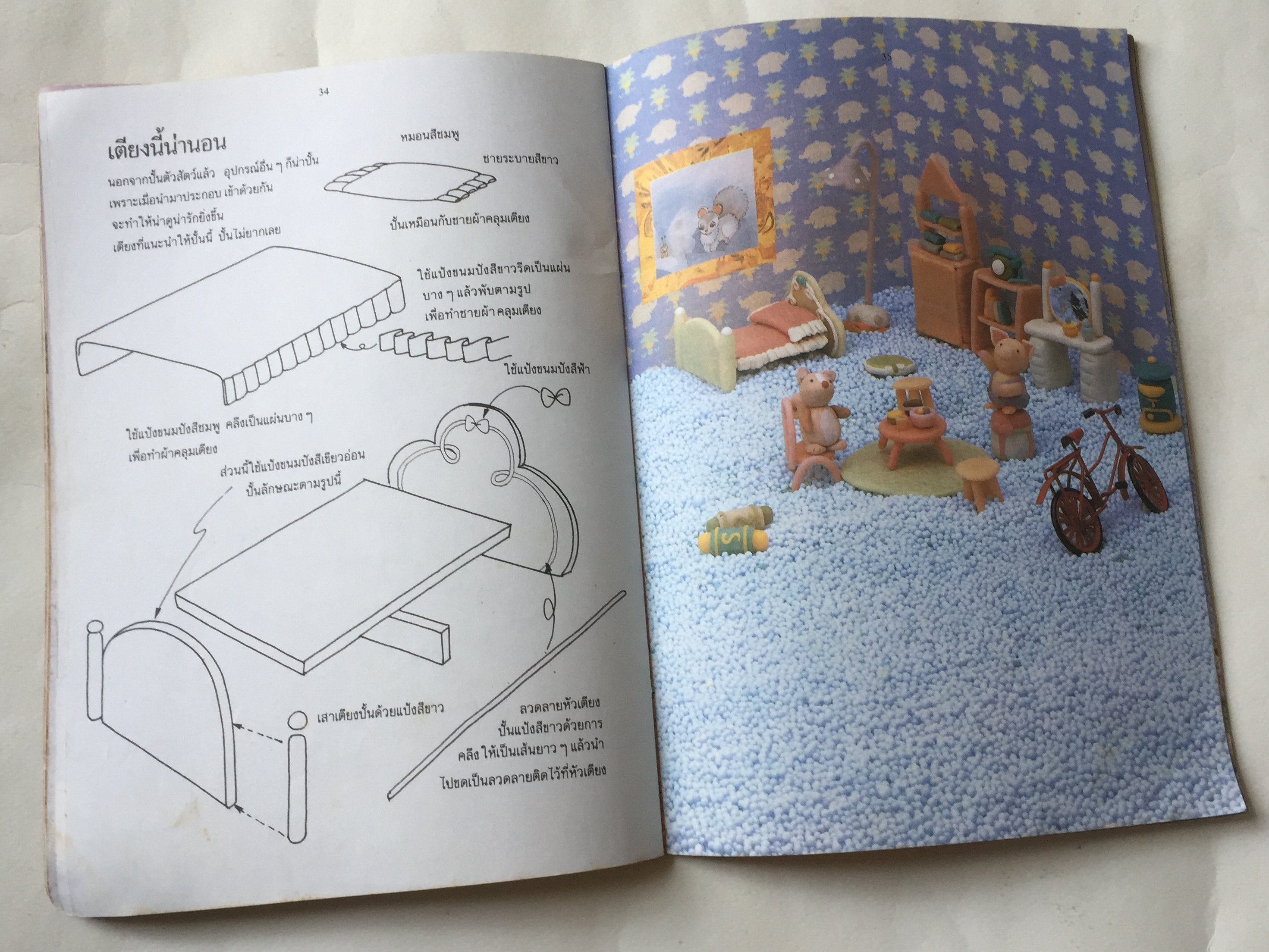 หนังสืองานอดิเรกเก่า สนุกกับการปั้น