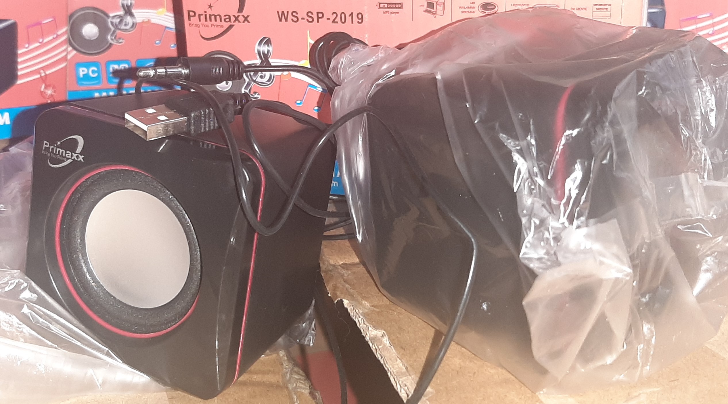 ลำโพง Primaxx รุ่น ws-sp-2019 ของใหม่ประกัน 1 ปี