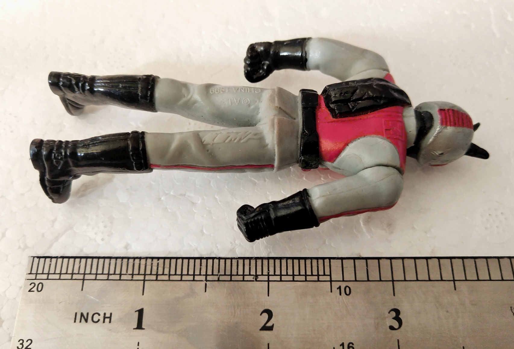 ของสะสมเก่า ฟิกเกอร์ 3.5 นิ้ว ไรเดอร์ เอ๊กซ์ ของพรีเมี่ยม เซเว่นอีเลฟเว่น งานไทย ปี2000 แกะแพคแล้ว