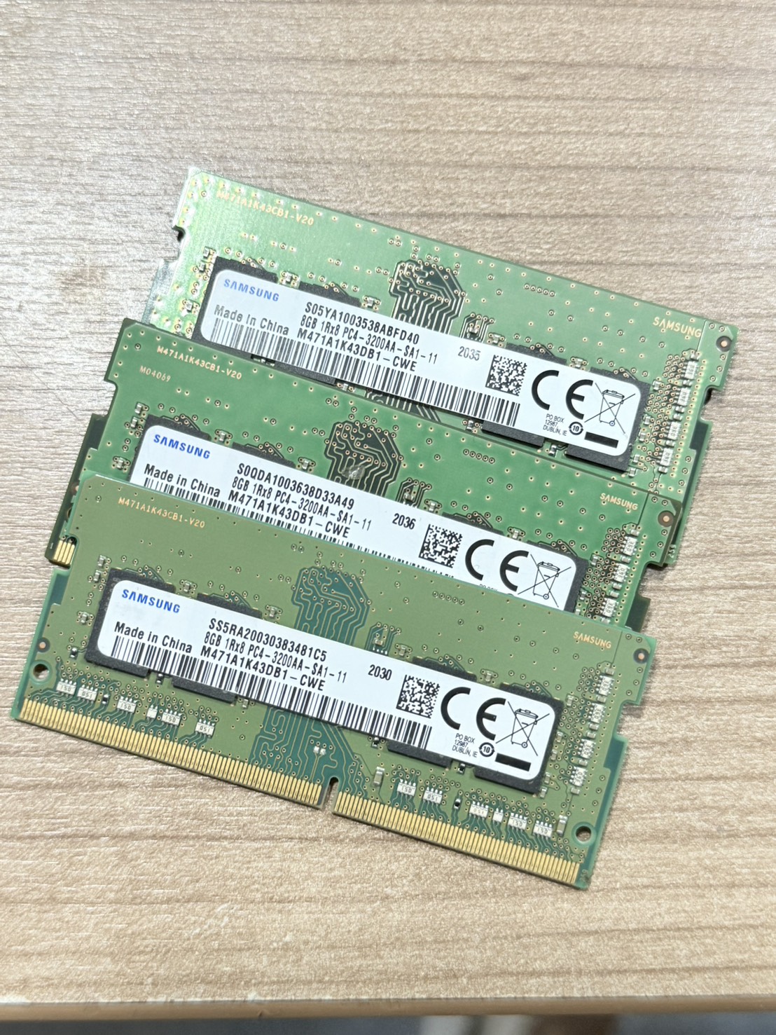 Ram Notebook Samsung 8GB 1Rx8 PC4-3200AA-SA1