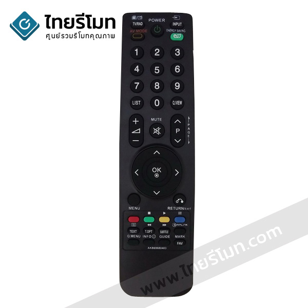 รีโมททีวี แอลจี LG รุ่นAKB69680403