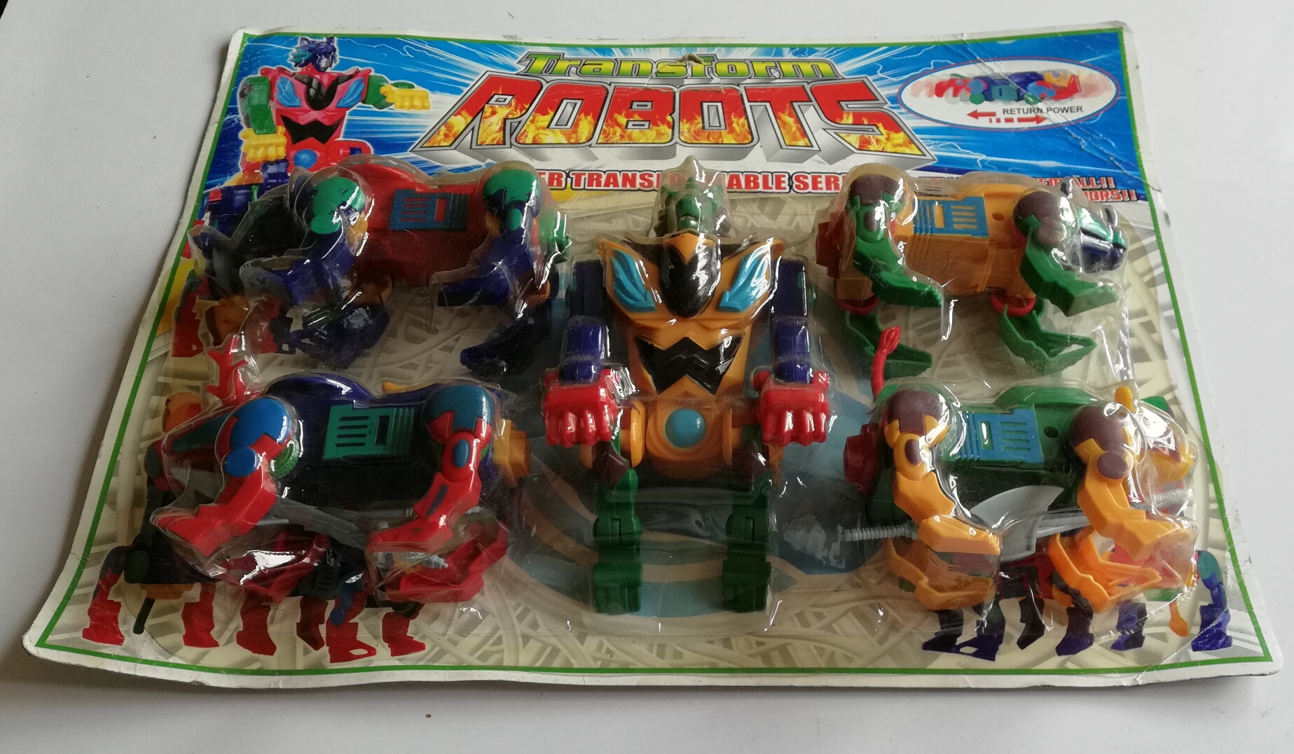 ของเล่นแผงรุ่นเก่าTransform Robot งานจีน