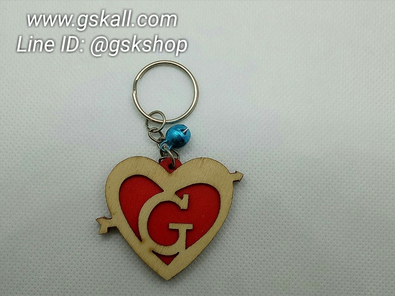พวงกุญแจไม้ GSK SHOP กิ๊ฟช้อบถูกใจ สนใจกดสั่งซื้อเลย