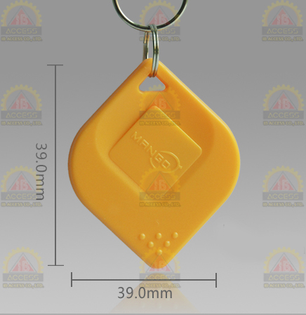 พวงกุญแจคีย์การ์ด Keytag ใบไม้ ID 125KHz. ยี่ห้อ Mango