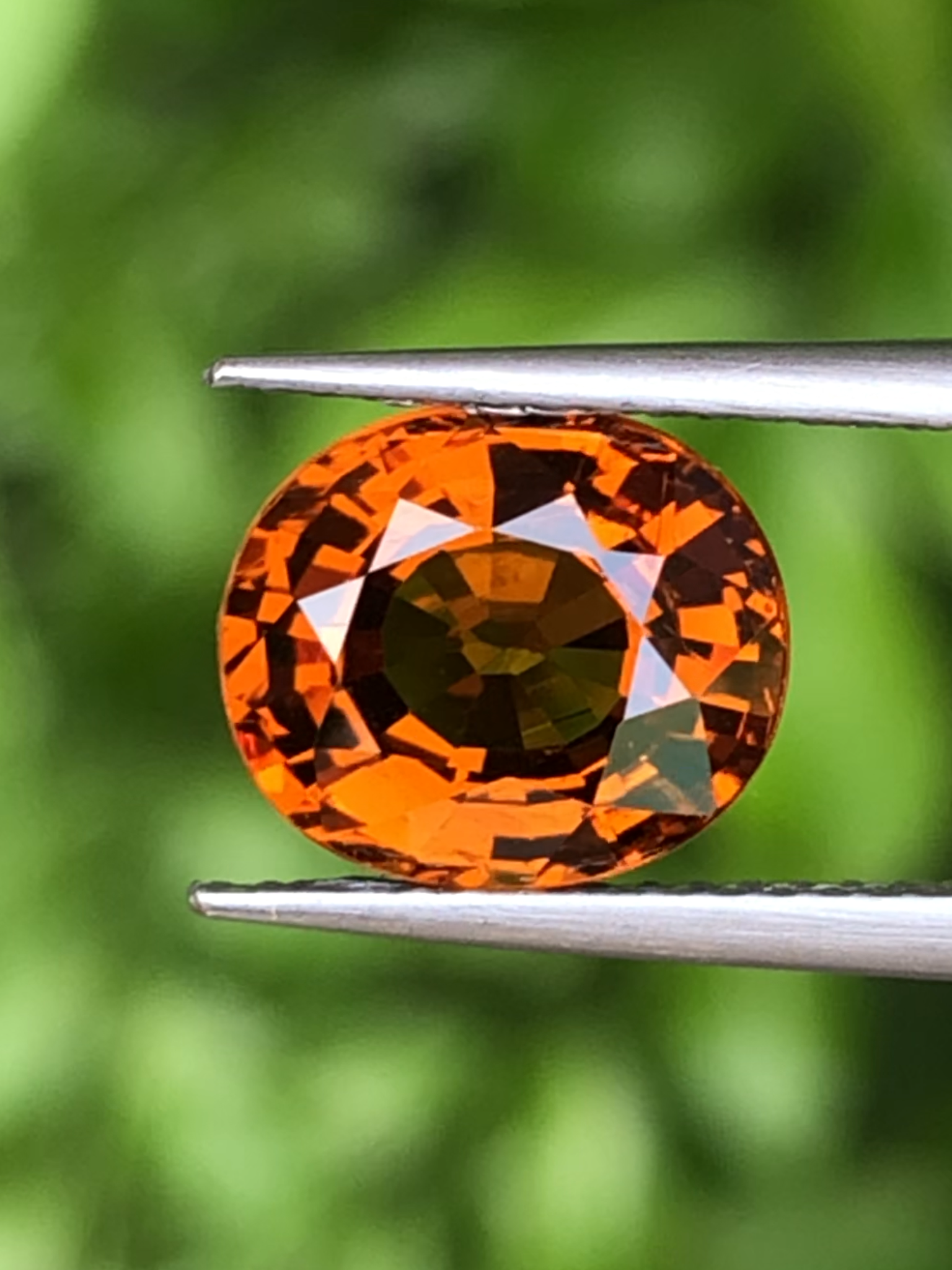 พลอย มาลี การ์เน็ท Mali Garnet 2.96 กะรัต Cts. พร้อมใบเซอร์ พลอยแท้ อัญมณีมงคลประจําวันเกิด เครื่องประดับพลอย